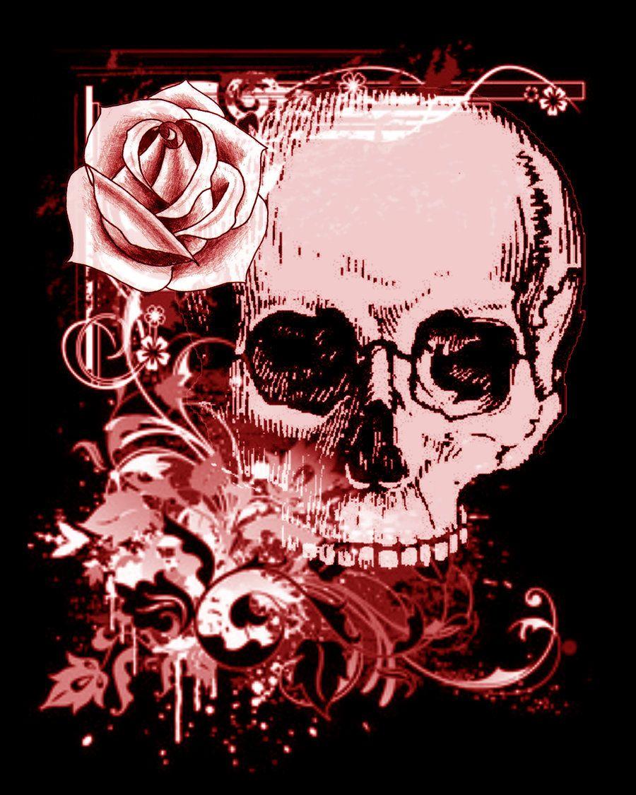 Pink Skull Wallpapers Top Free Pink Skull Backgrounds WallpaperAccess