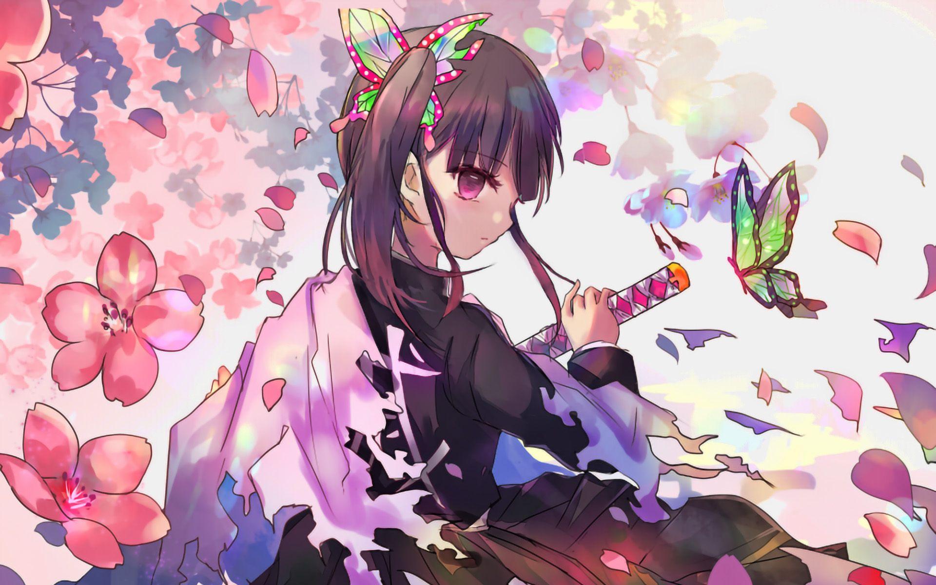 1920x1200 Kanao Tsuri from Kimetsu No Yaiba Anime Wallpaper Full HD
