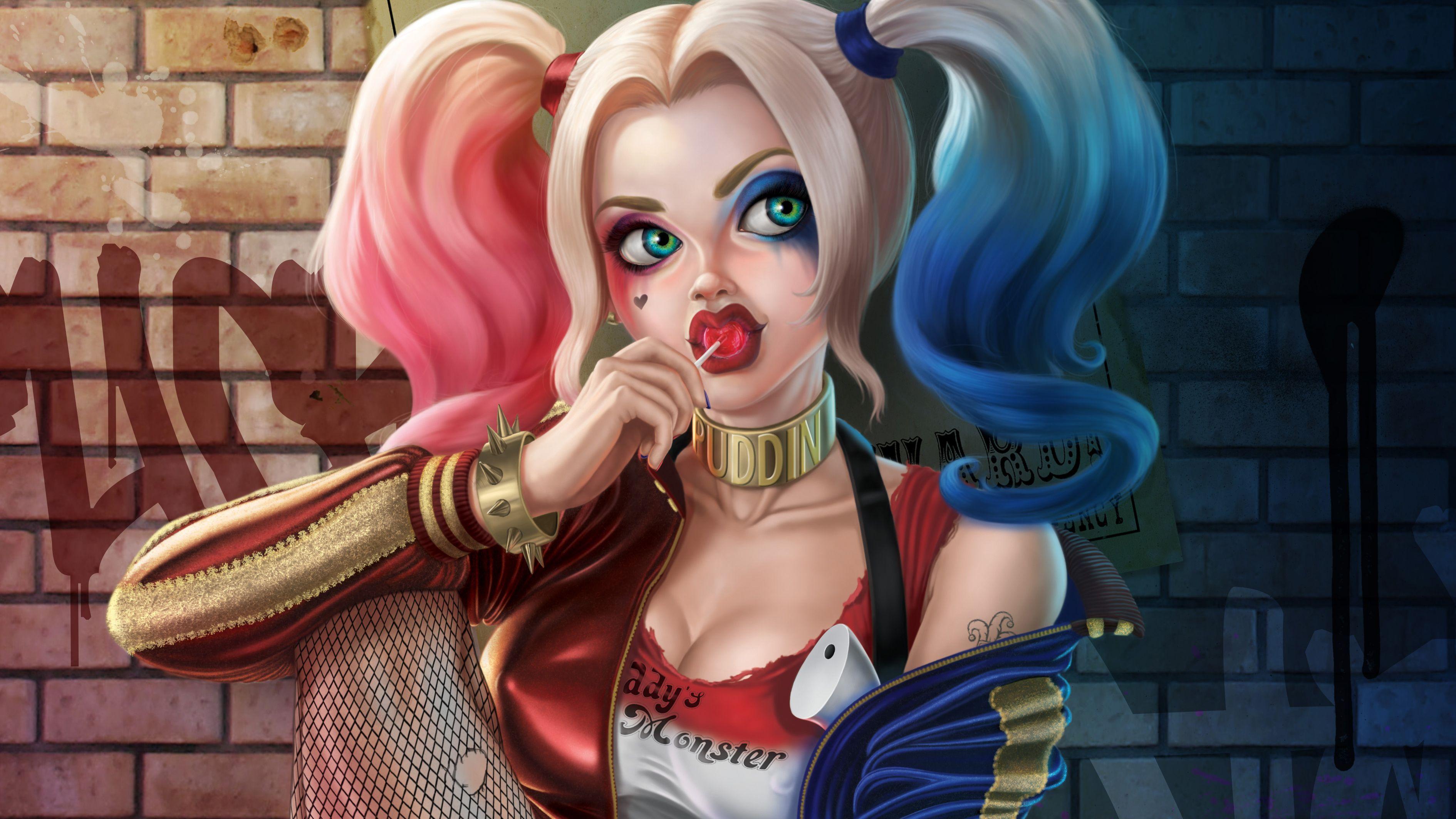 3780x2126 Harley Quinn 4k Cute, HD Superheroes, 4k Wallpaper, Image, Background, Photo and Picture