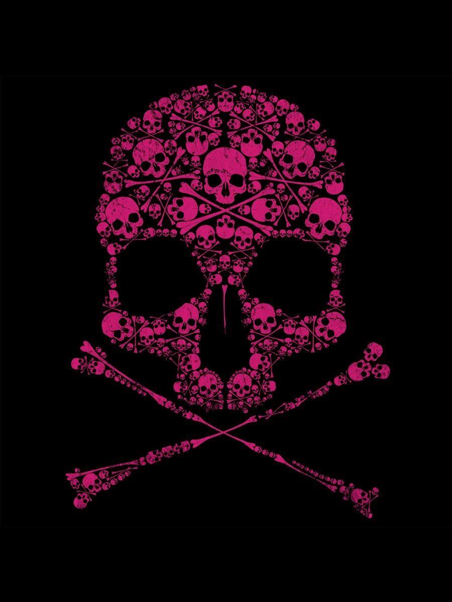 Skull magenta pink HD phone wallpaper  Peakpx
