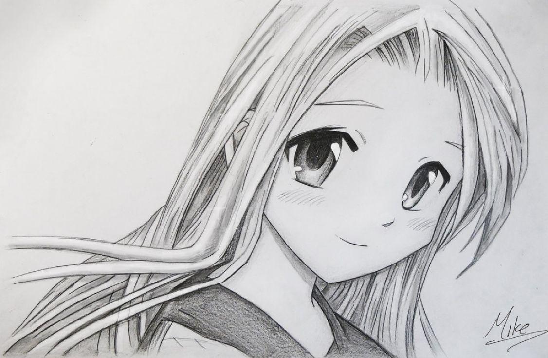 1126x735 Beautiful Manga Girl Anime Drawing Wallpaper Anime Drawing Girl HD Wallpaper