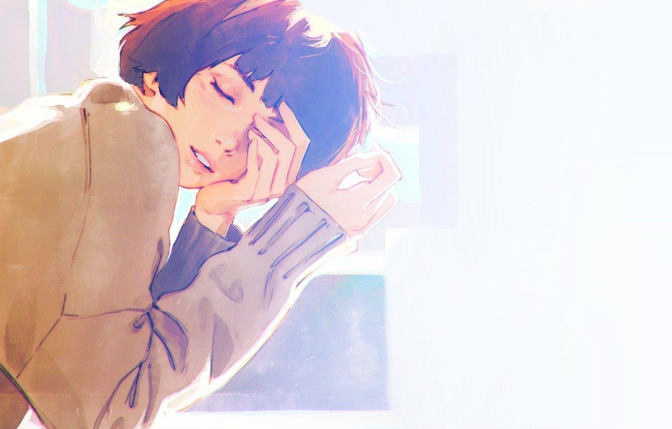 1332x850 Wallpaper girls, drawings, Kuvshinov Ilya image for desktop, section прочее