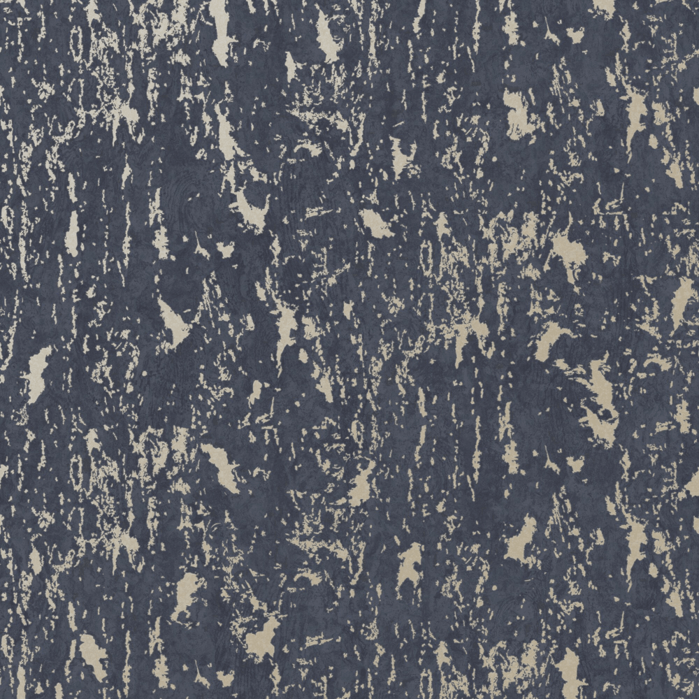 1000x1000 Graham & Brown Milan Navy Blue & Pale Gold Plain Wallpaper 107970 from Wallpaper Depot UK