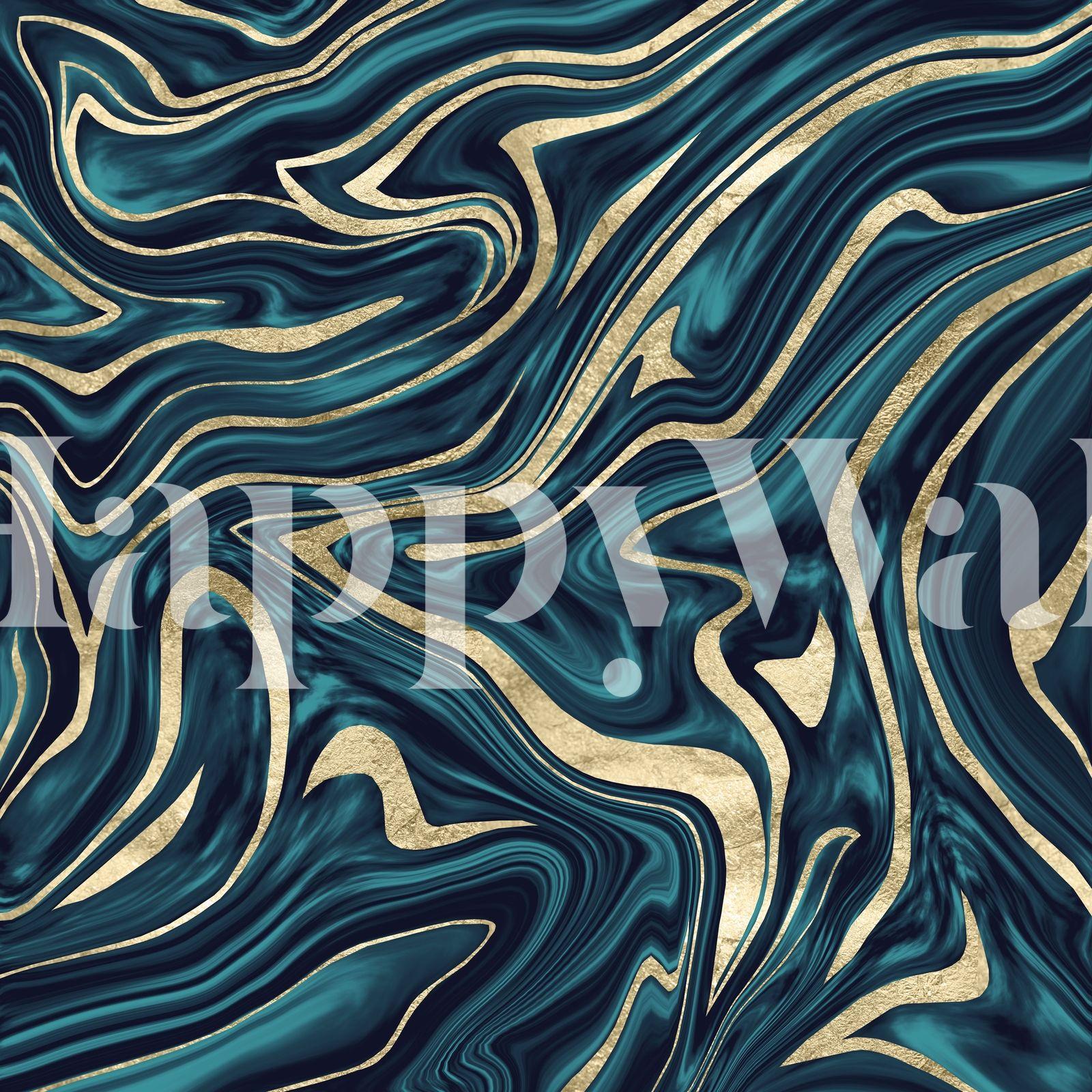1600x1600 Buy Teal Navy Blue Gold Marble 1 wallpaper US shipping at