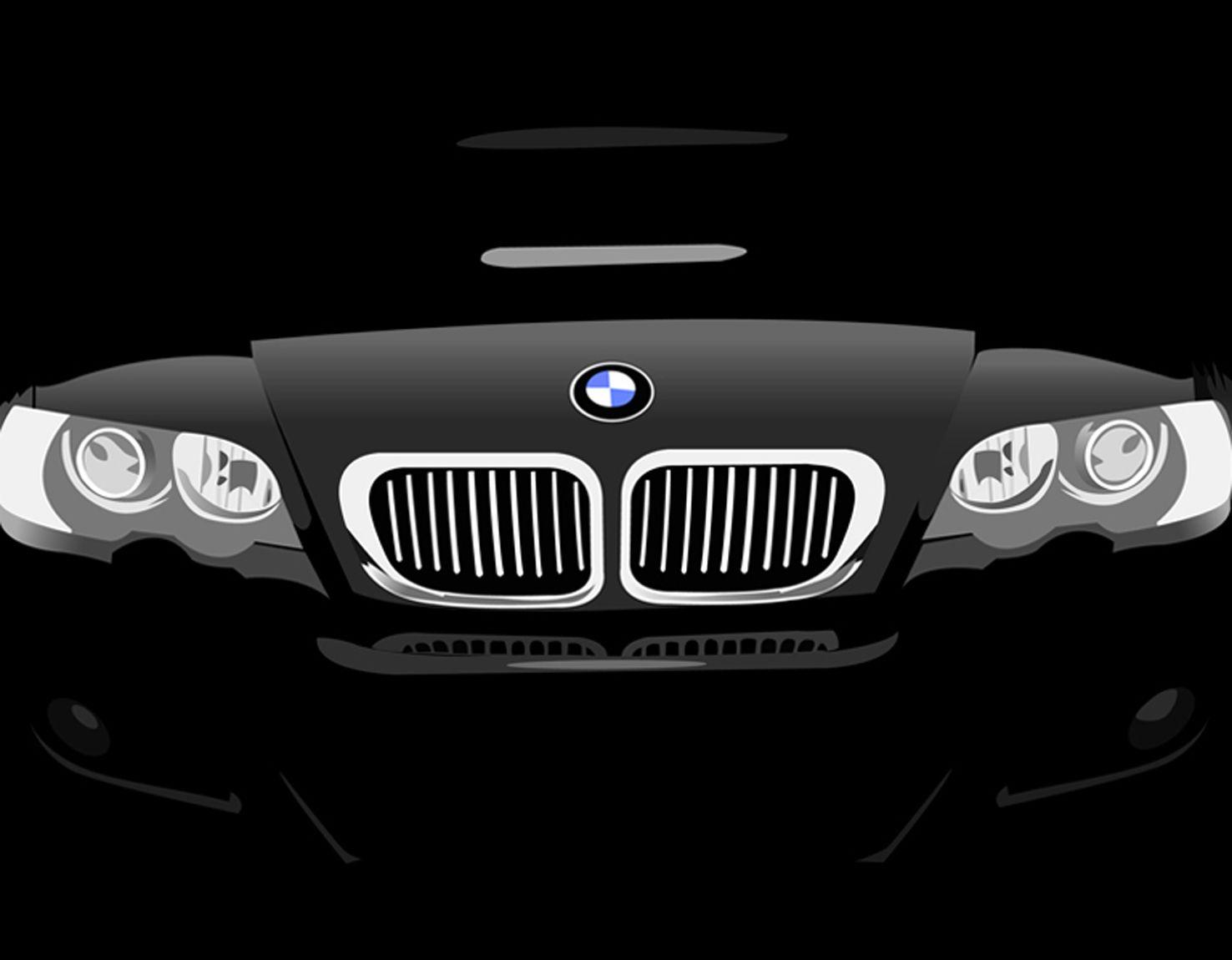 1476x1150 BMW Wallpaper Black