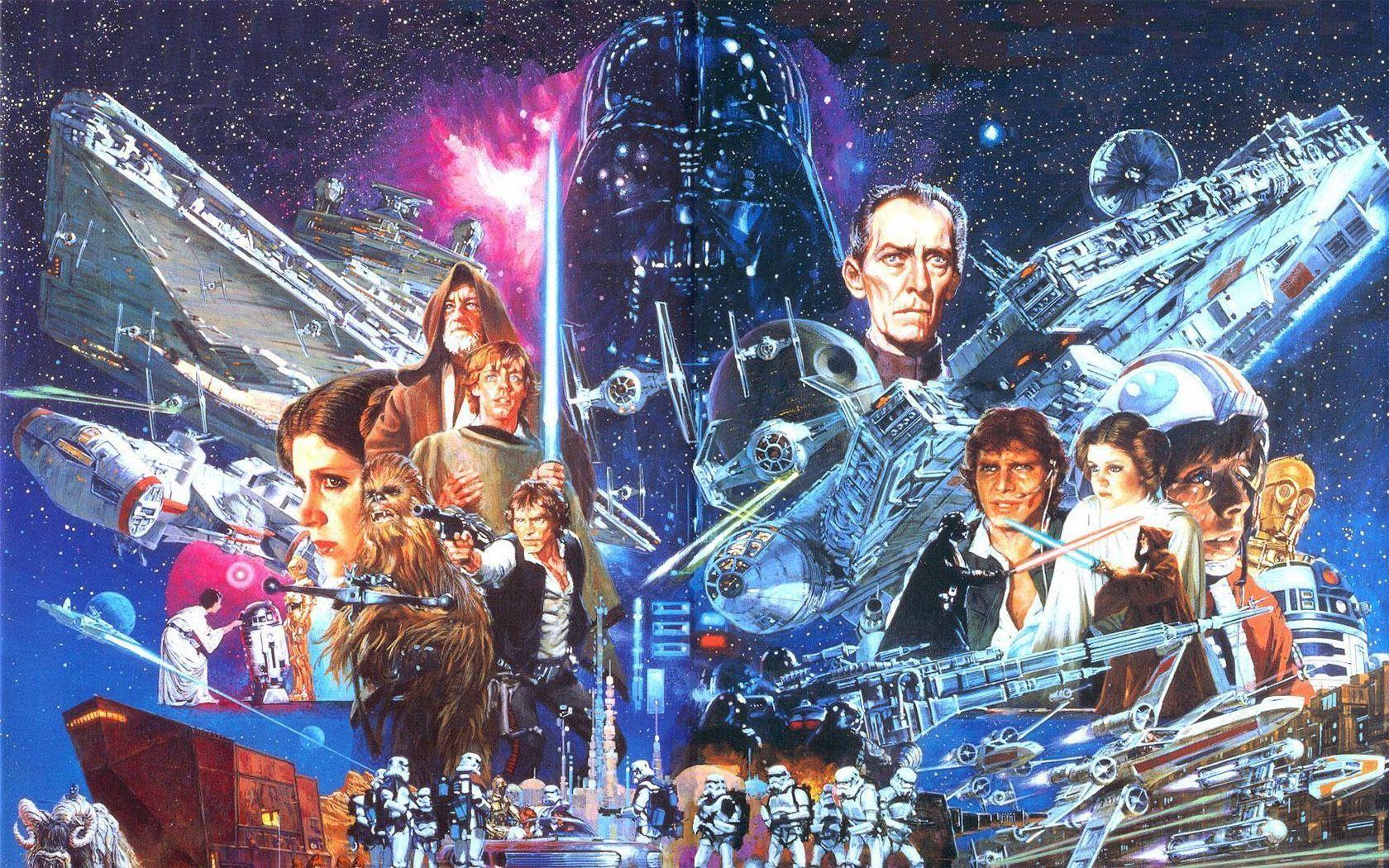 1680x1050 Classic Movie Star Wars Wallpaper Mega Wallpaper Wars Original Trilogy Art HD Wallpaper