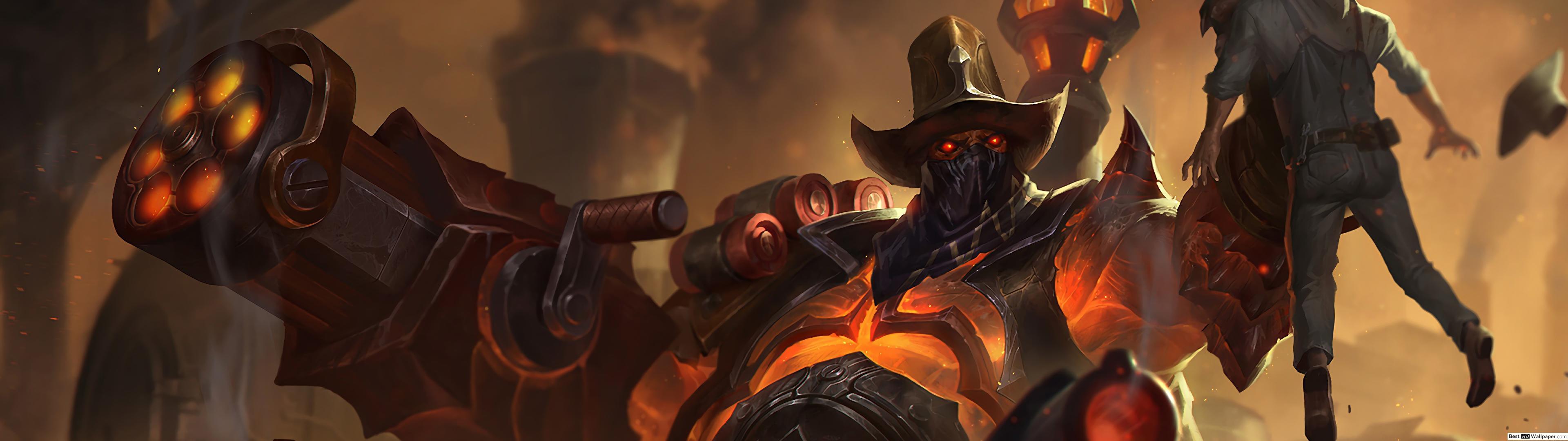 3840x1080 League of Legends (LOL) : High Noon Urgot HD wallpaper download