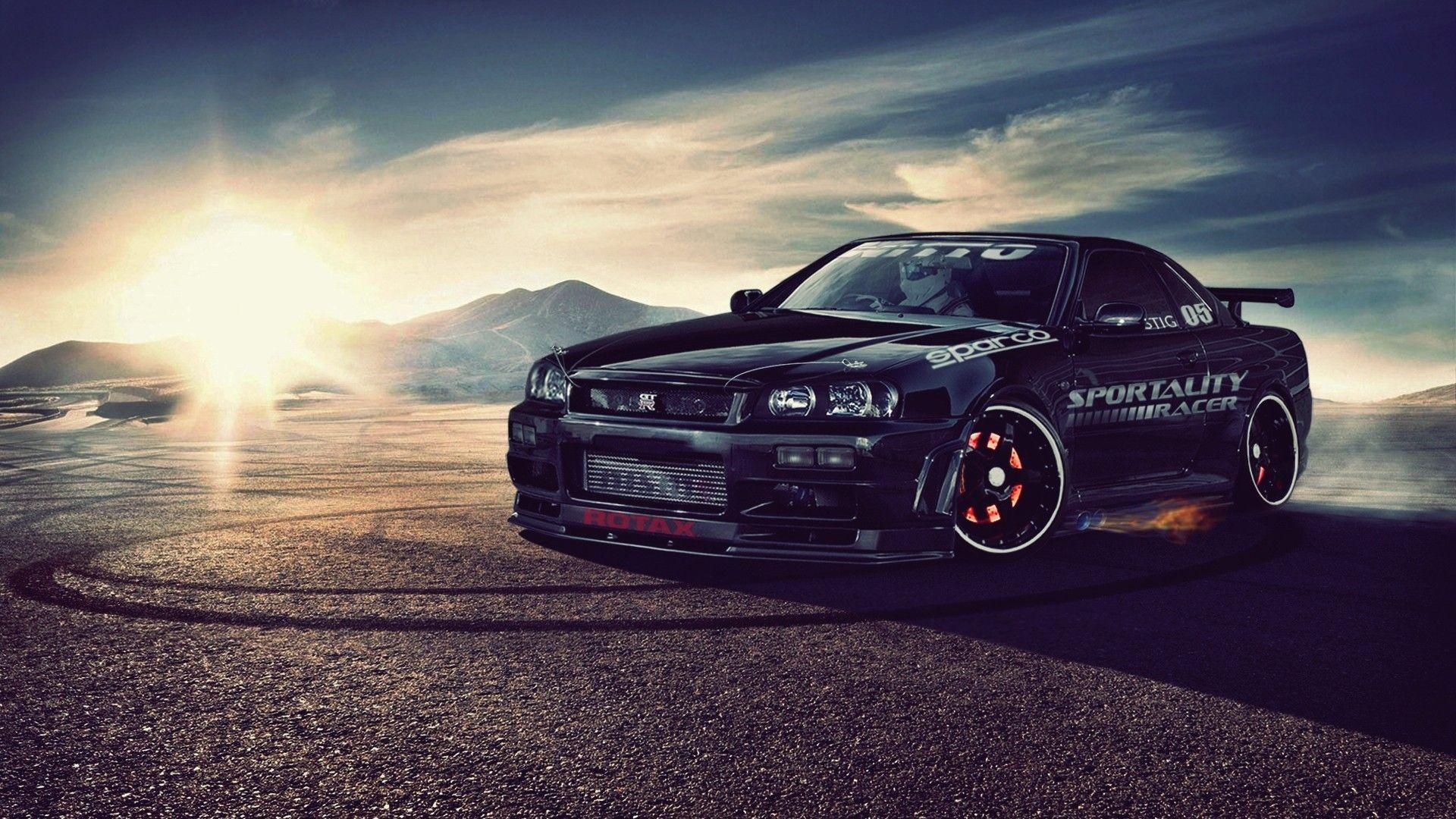 Wallpaper : 1920x1080 px, car, drift, Nissan Skyline GT R R35, race cars  1920x1080 - wallhaven - 1095940 - HD Wallpapers - WallHere