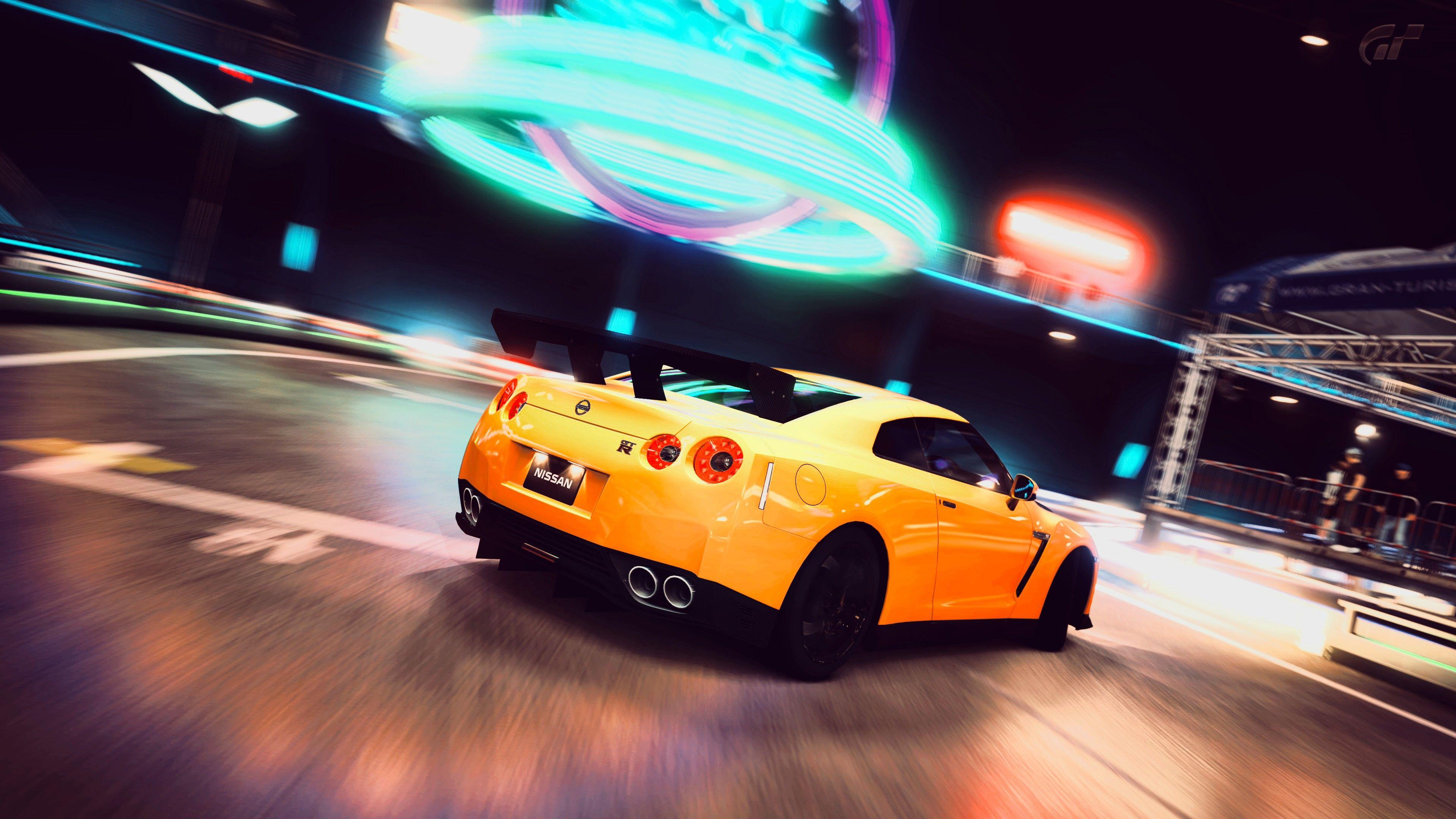 3840x2160 Gtr Drifting Wallpaper
