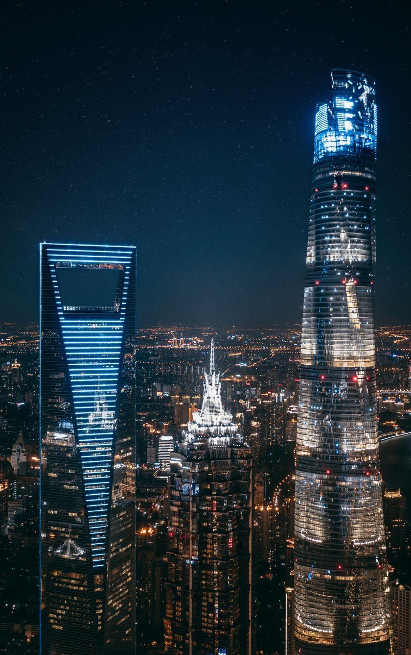 840x1336 Download Buildings, night, city wallpaper, 840x iPhone iPhone 5S, iPhone 5C, iPod Touch