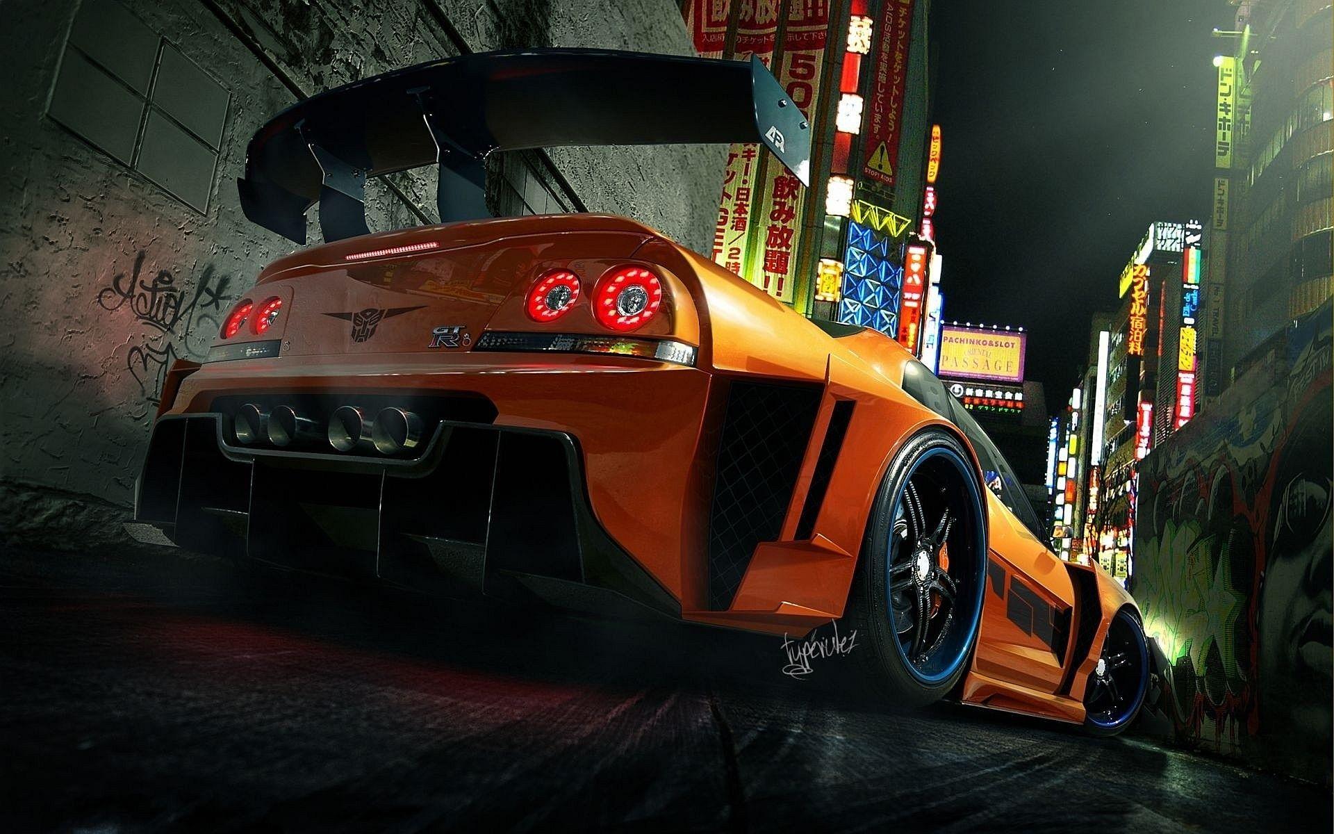 1920x1200 Chopped Nissan GTR