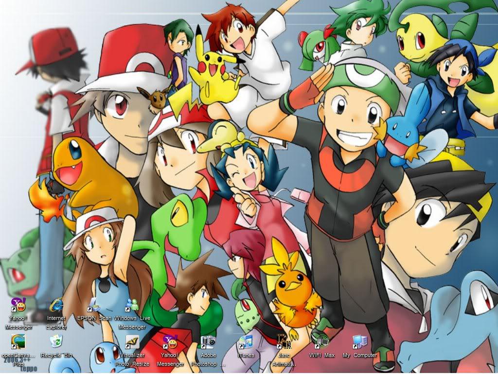 1024x768 Pokemon Adventures Wallpaper