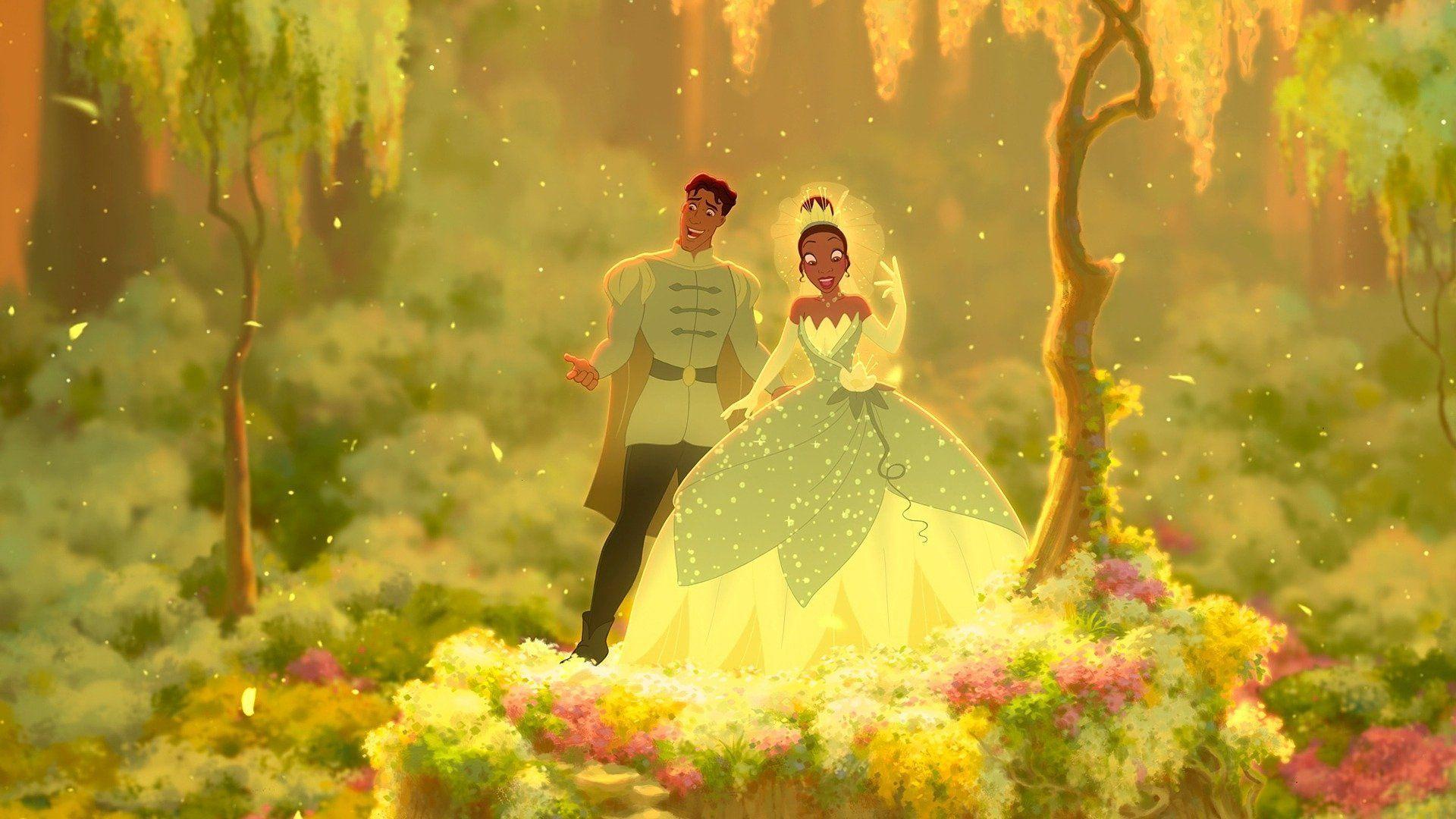 1920x1080 cartoons, Tiana, The, Princess, And, The, Frog, Disney, Prince, Naveen Wallpaper HD / Desktop and Mobile Background
