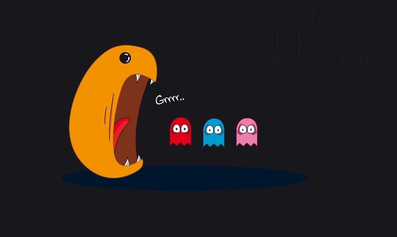 1600x954 Pacman Background