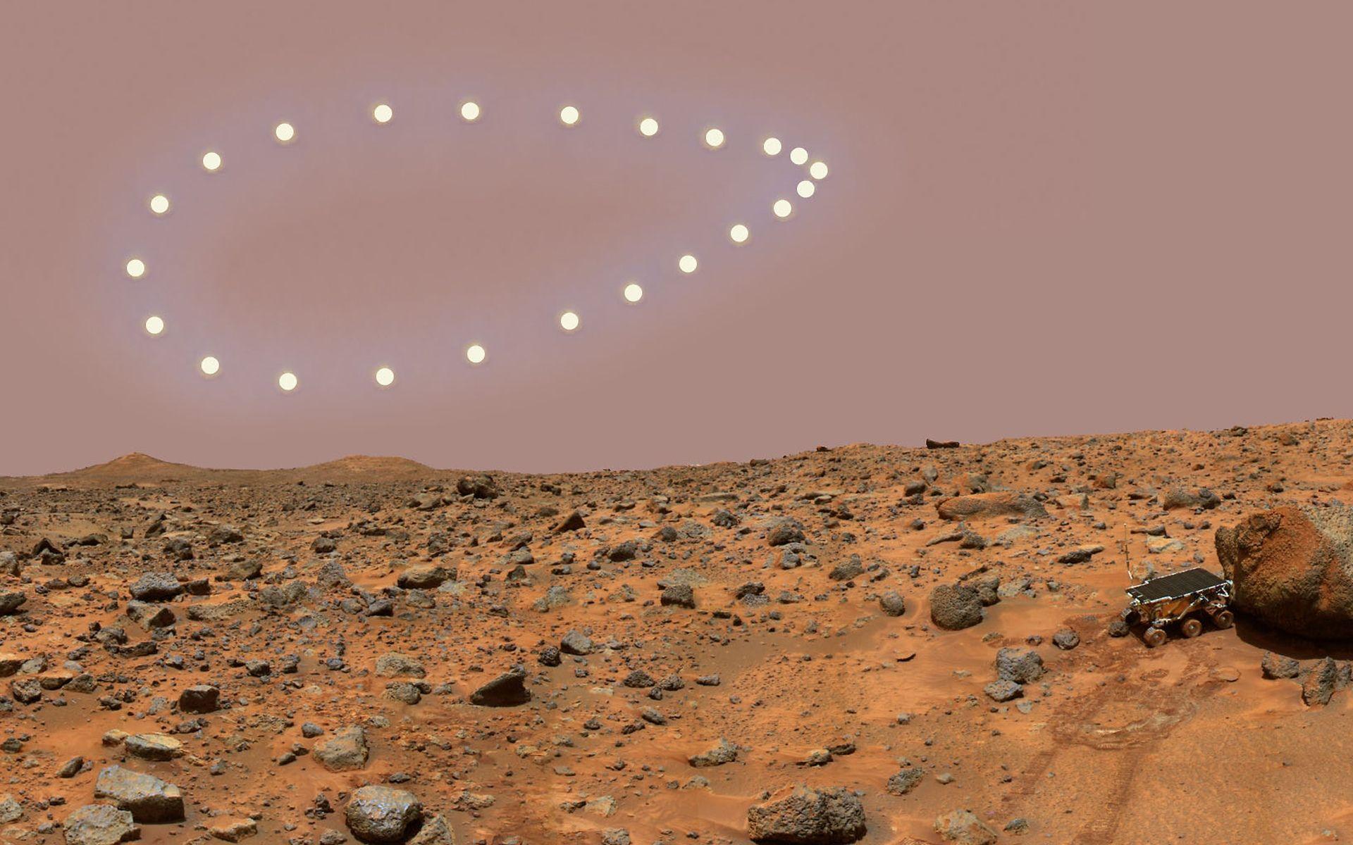 1920x1200 Sun, mars, wallpaper, orbit, surface, image