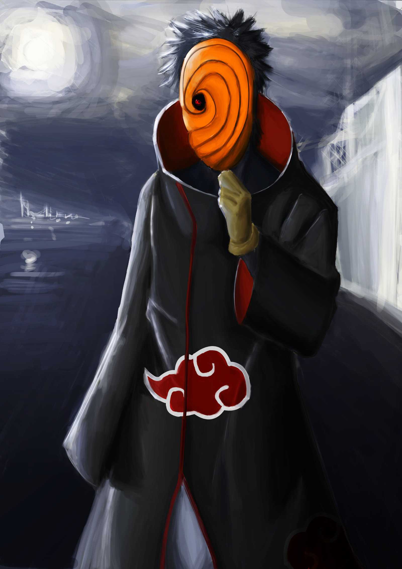 1600x2263 Akatsuki Tobi Wallpaper