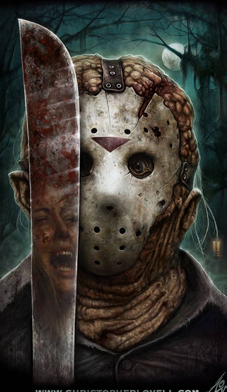 743x1280 Jason Voorhees wallpaper