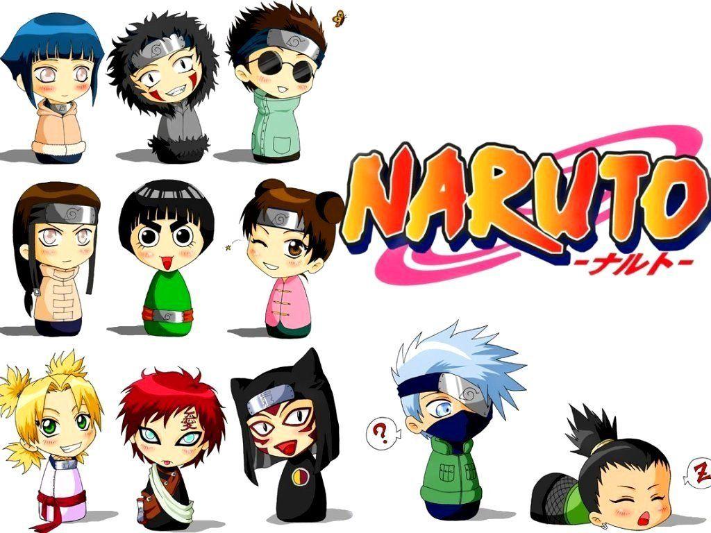 1024x768 Naruto Chibi Wallpaper