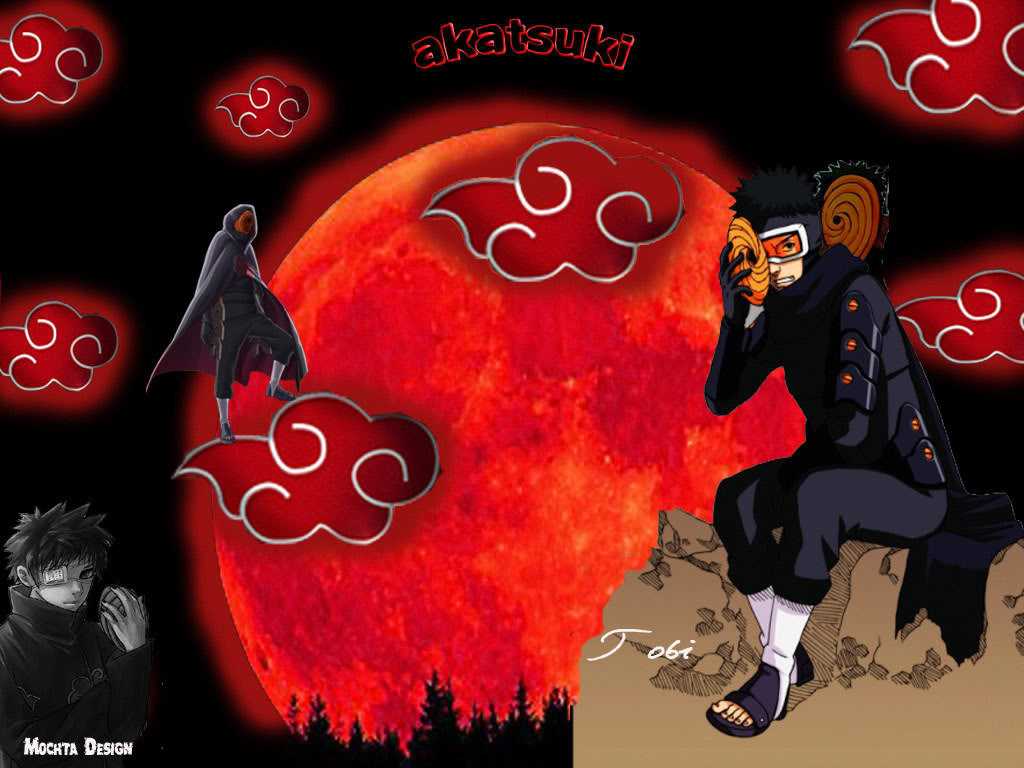 1024x768 Akatsuki Wallpaper Tobi