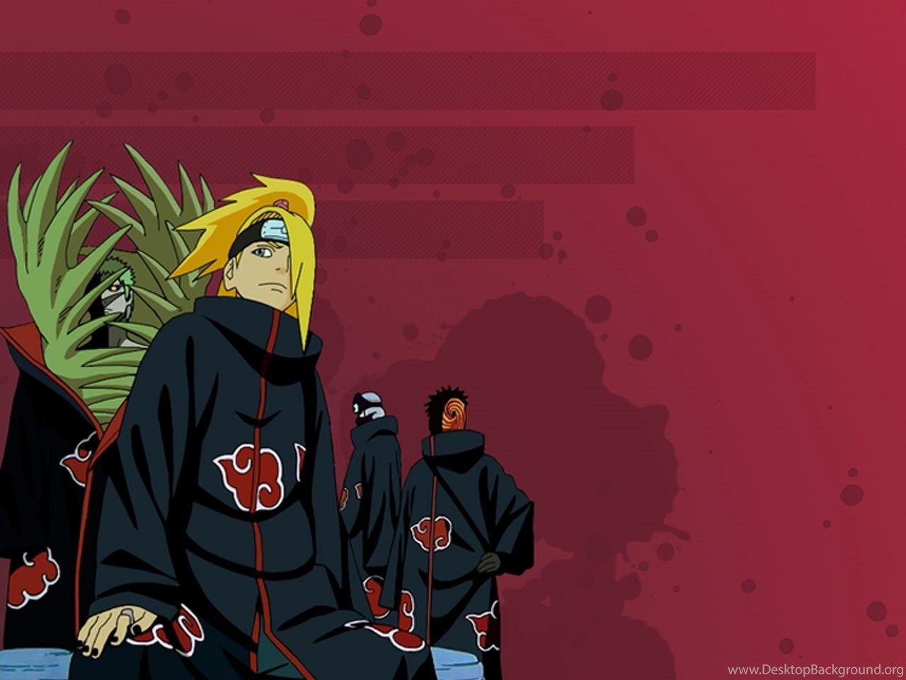 1280x960 Akatsuki Deidara And Tobi Wallpaper Desktop Background