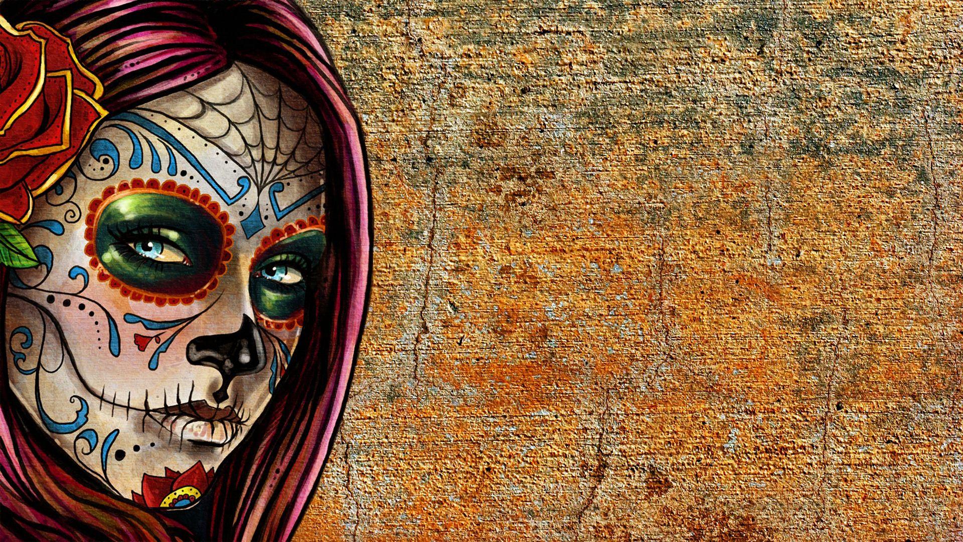 1920x1080 Sugar Skull Wallpaper Downloads