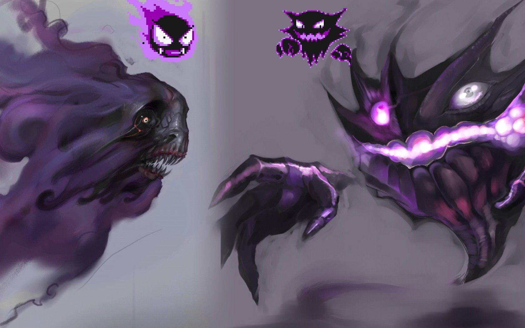 1680x1050 Wallpaper Ghastly + Haunter: pokemon