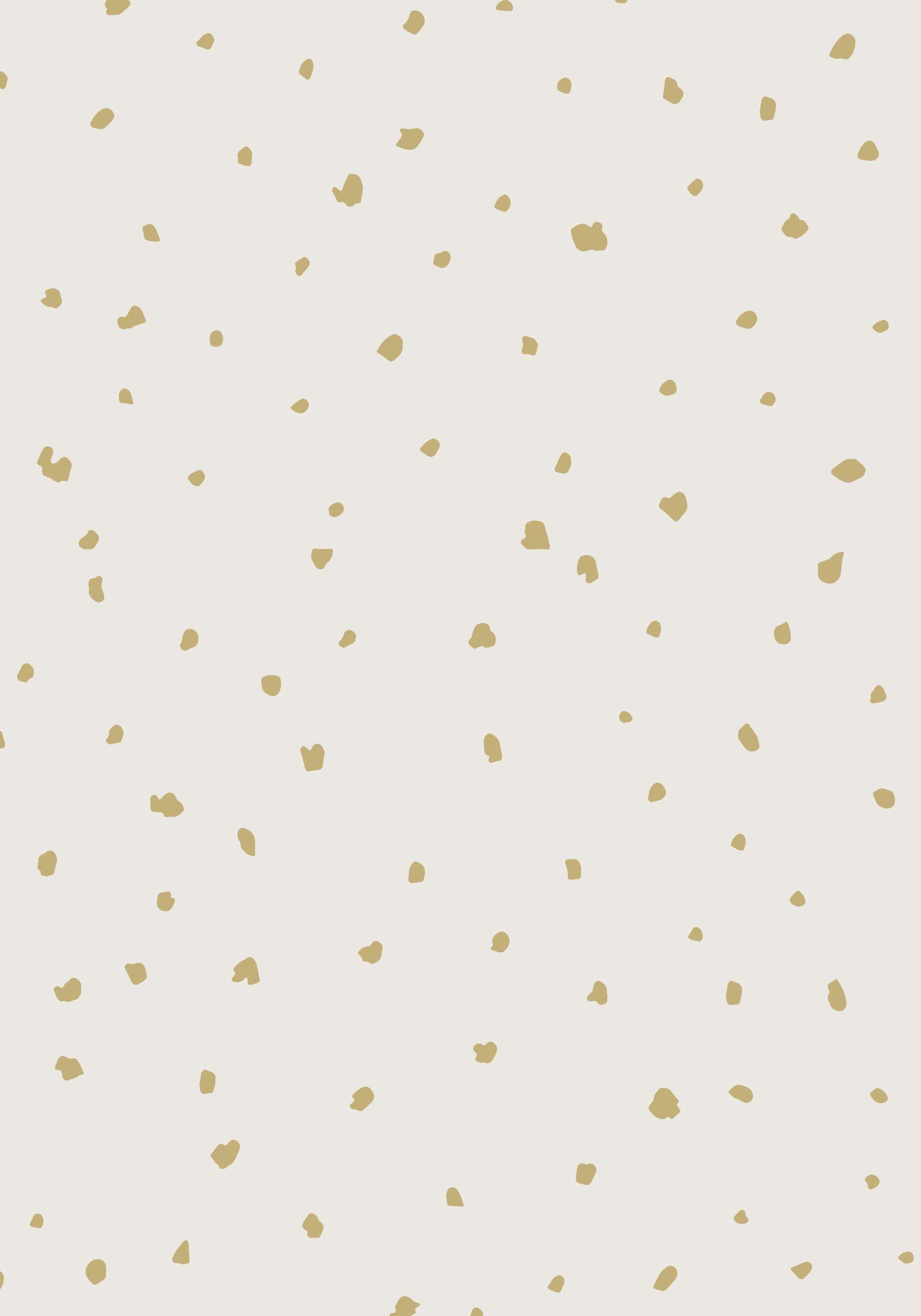 1587x2268 Gold Dots Wallpaper, Modern Home Decor, Girls Room Decor, Nursery Wallpaper