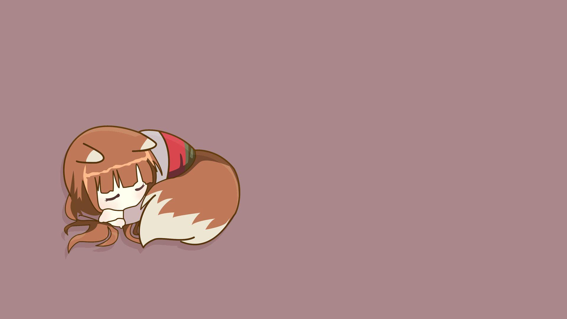 1920x1080 Spice And Wolf, Holo, Chibi Wallpaper HD / Desktop and Mobile Background