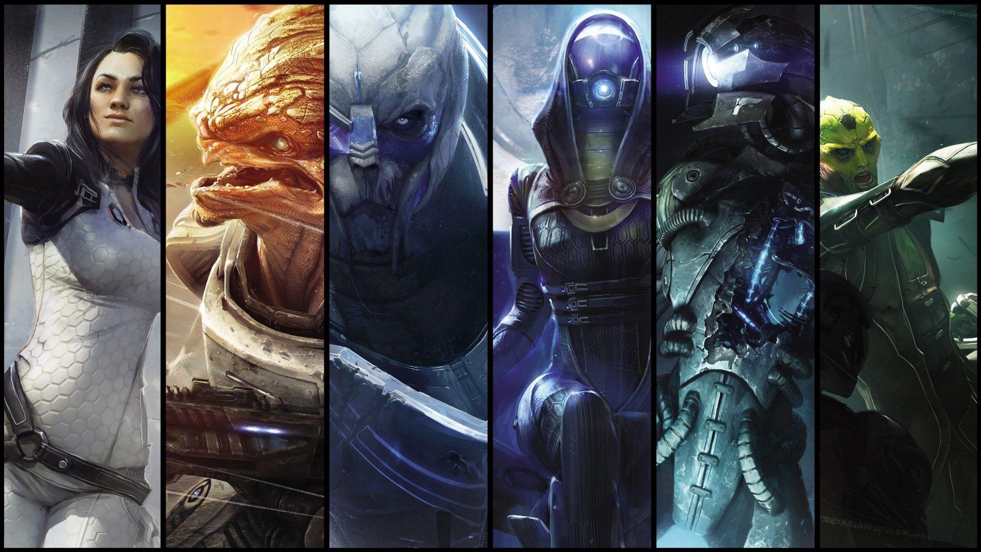 1920x1080 Mass Effect, Mass Effect Mass Effect Thane Krios, Legion, TaliZorah, Garrus Vakarian, Miranda Lawson, Krogan, Video Games Wallpaper HD / Desktop and Mobile Background