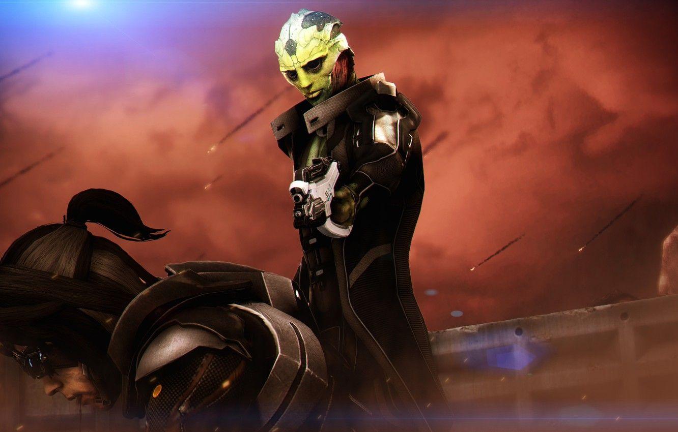 1332x850 Wallpaper mass effect, Thane Krios, Drell, When The Leng image for desktop, section игры