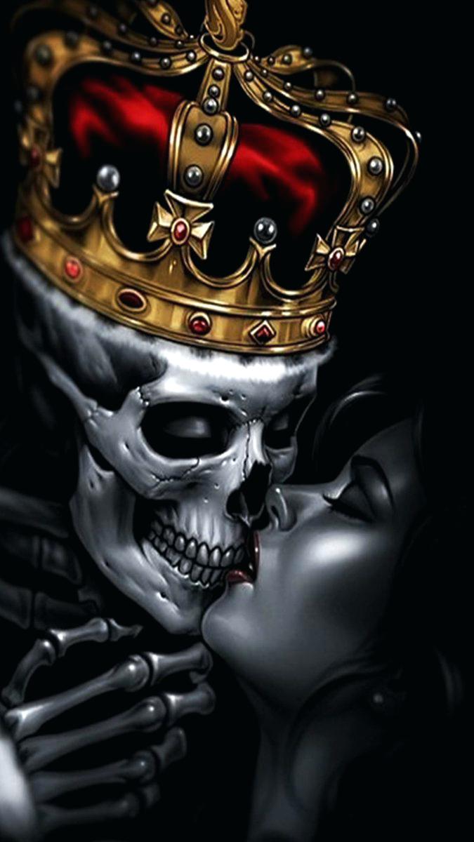 675x1200 Sugar Skull Girl Wallpaper