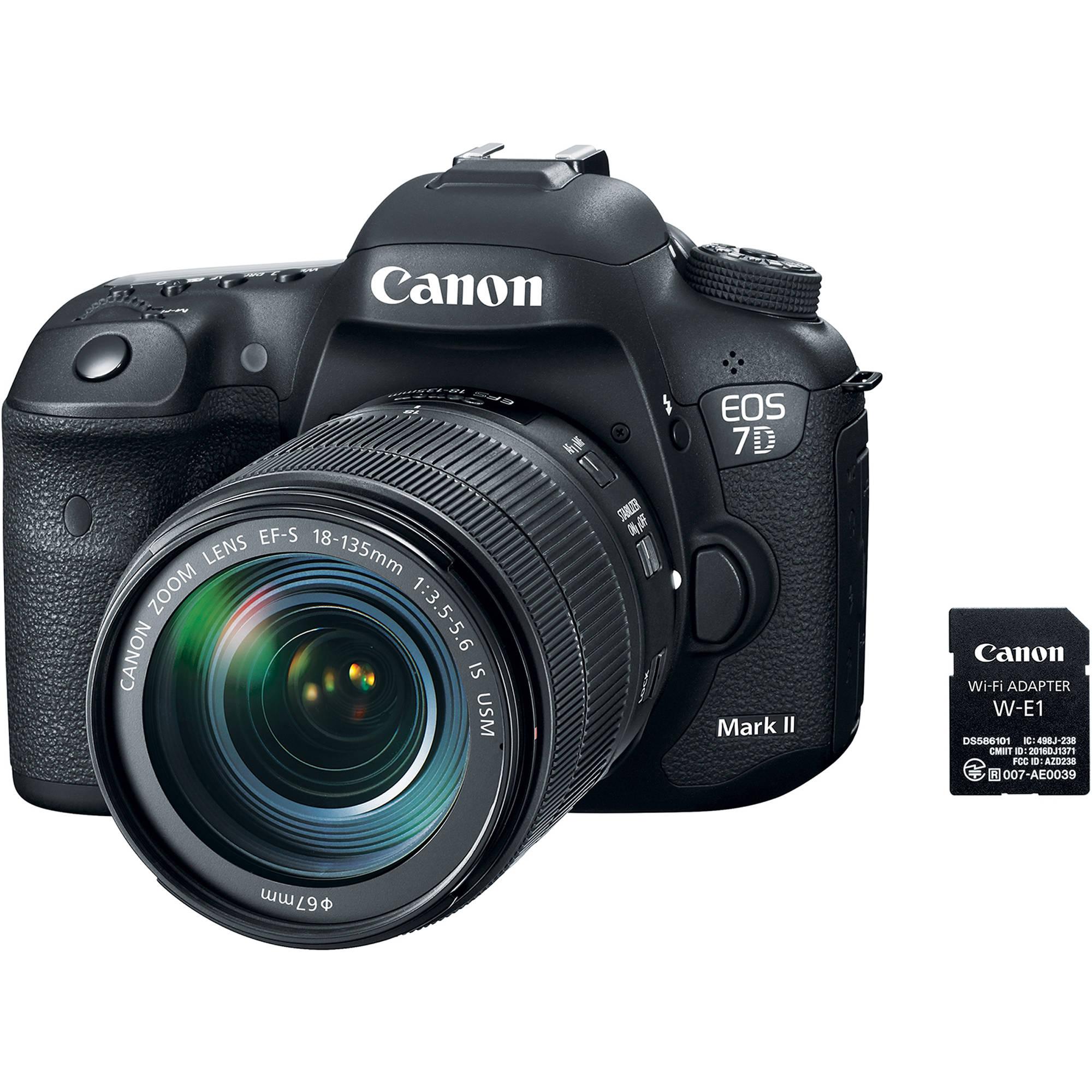 2000x2000 Canon EOS 7D Mark II DSLR Camera With 18 135mm F 3.5 5.6