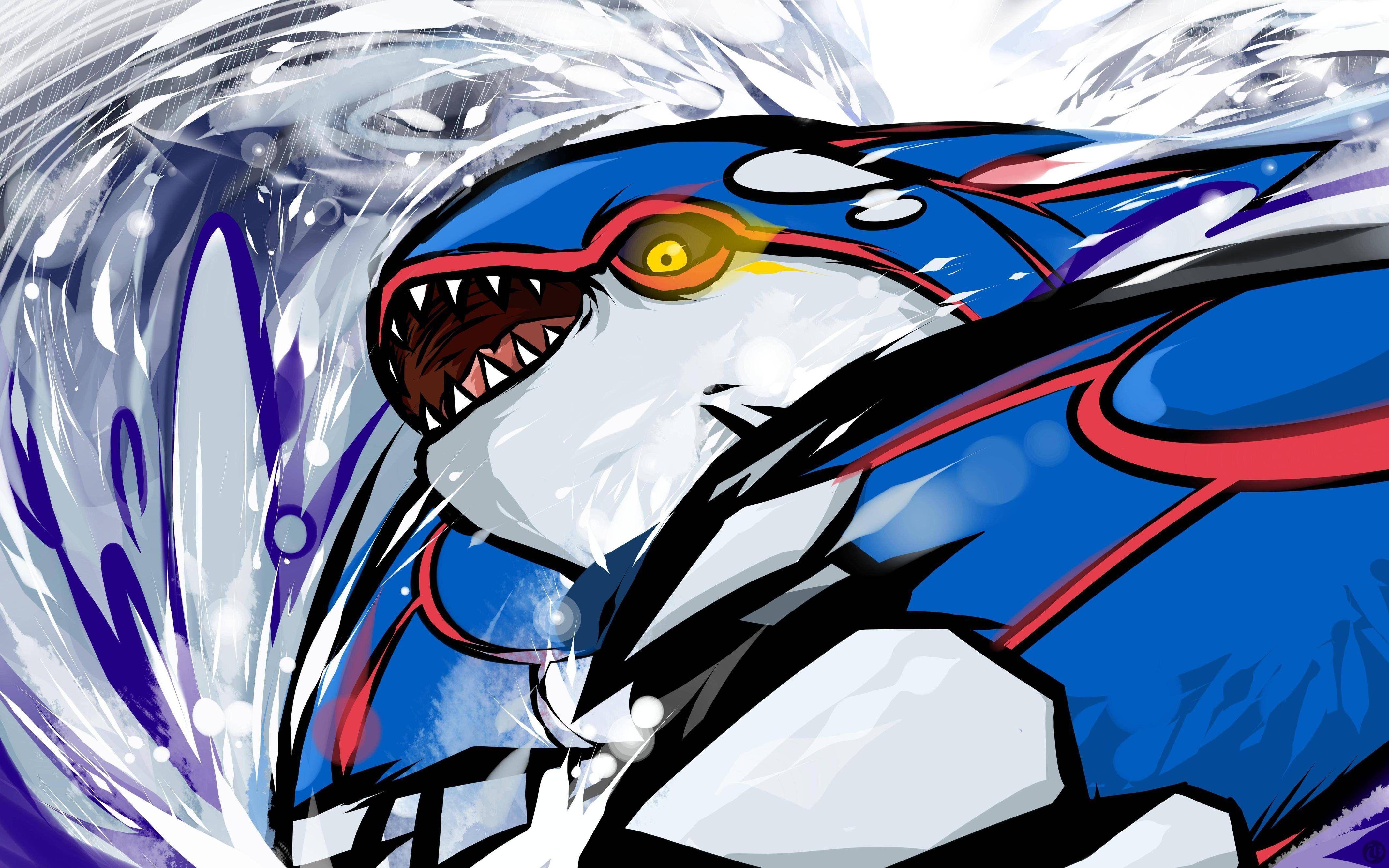 4260x2663 #kyogre, #Pokemon Sapphire, #Pokémon, wallpaper. Mocah HD Wallpaper