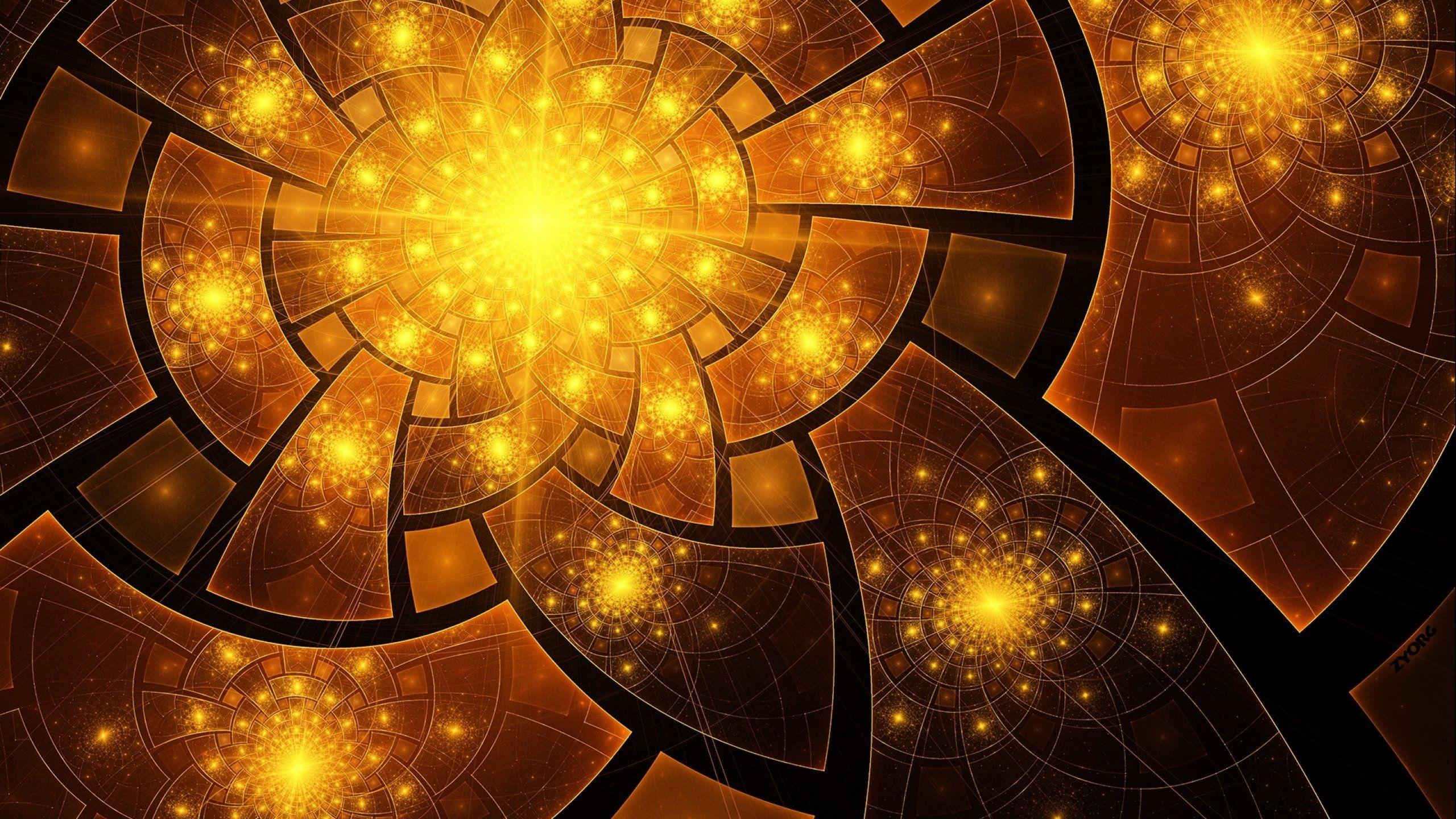 2560x1440 fractal, Abstract, Abstraction, Art, Artwork Wallpaper HD / Desktop and Mobile Background