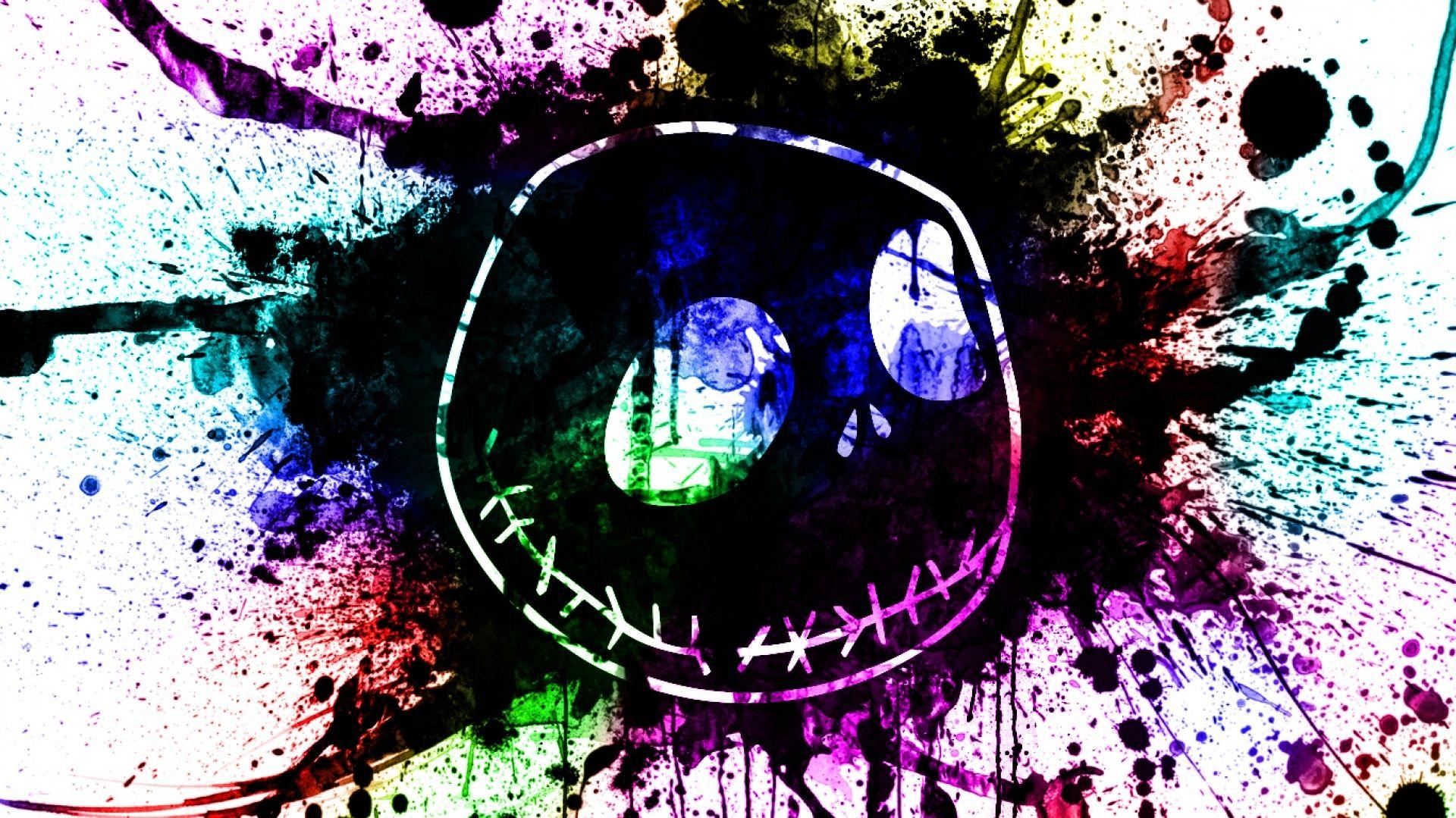 1920x1079 Nightmare Before Christmas Canvas Painting
