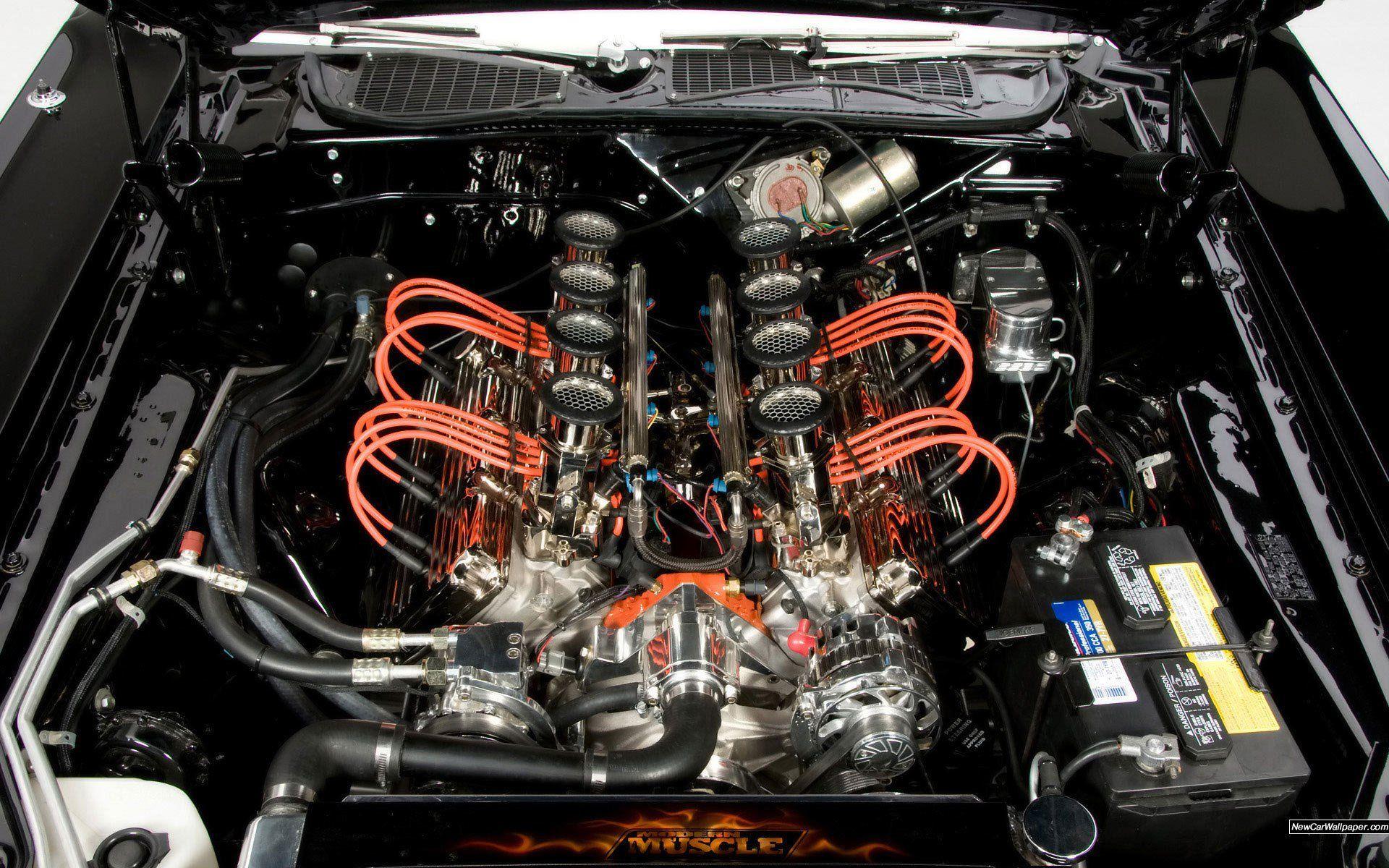 1920x1200 Dodge Challenger engine hot rod muscle cars wallpaperx1200