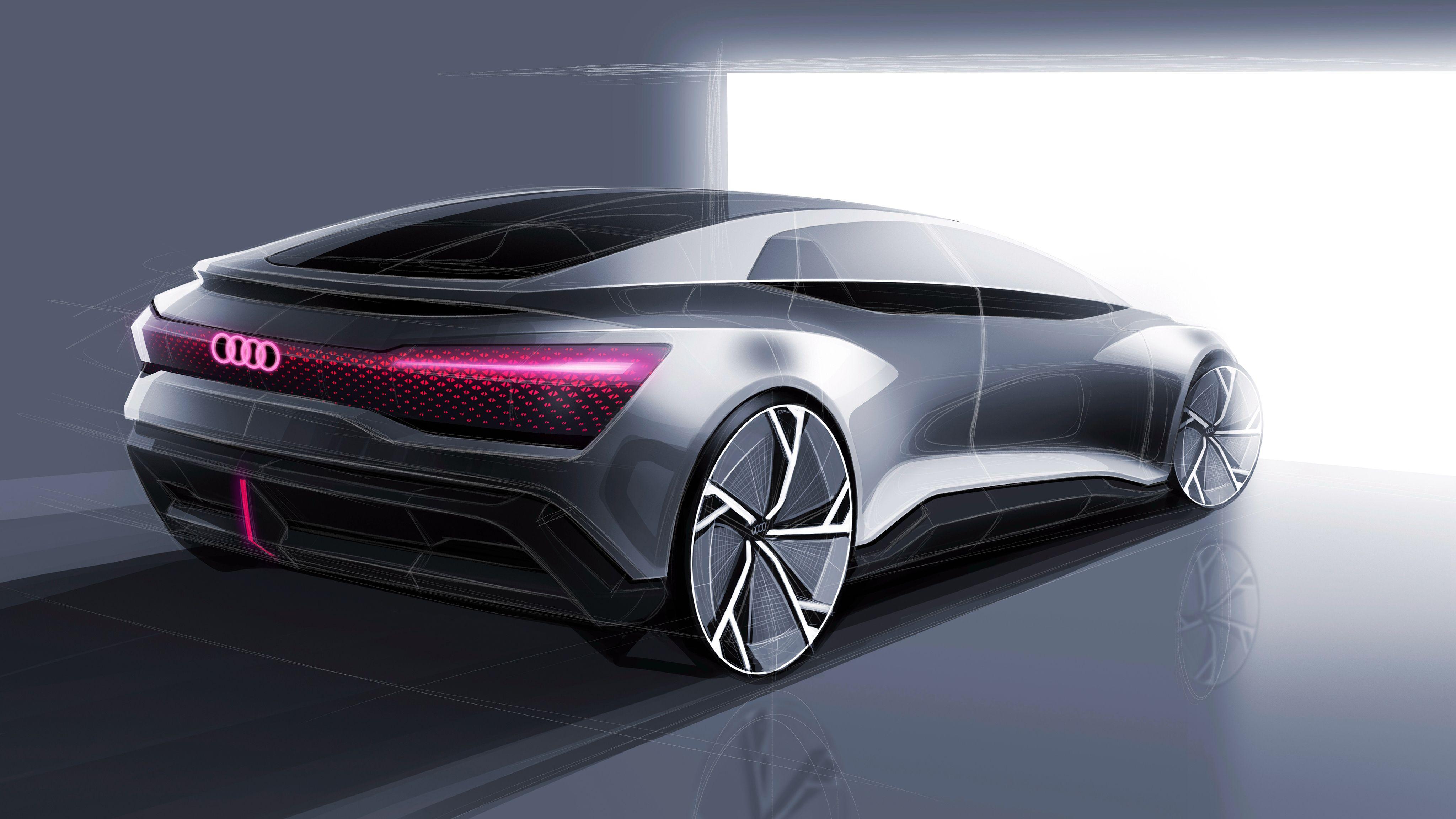 4096x2304 Audi Aicon Self driving Car 4K Wallpaper. HD Car Wallpaper
