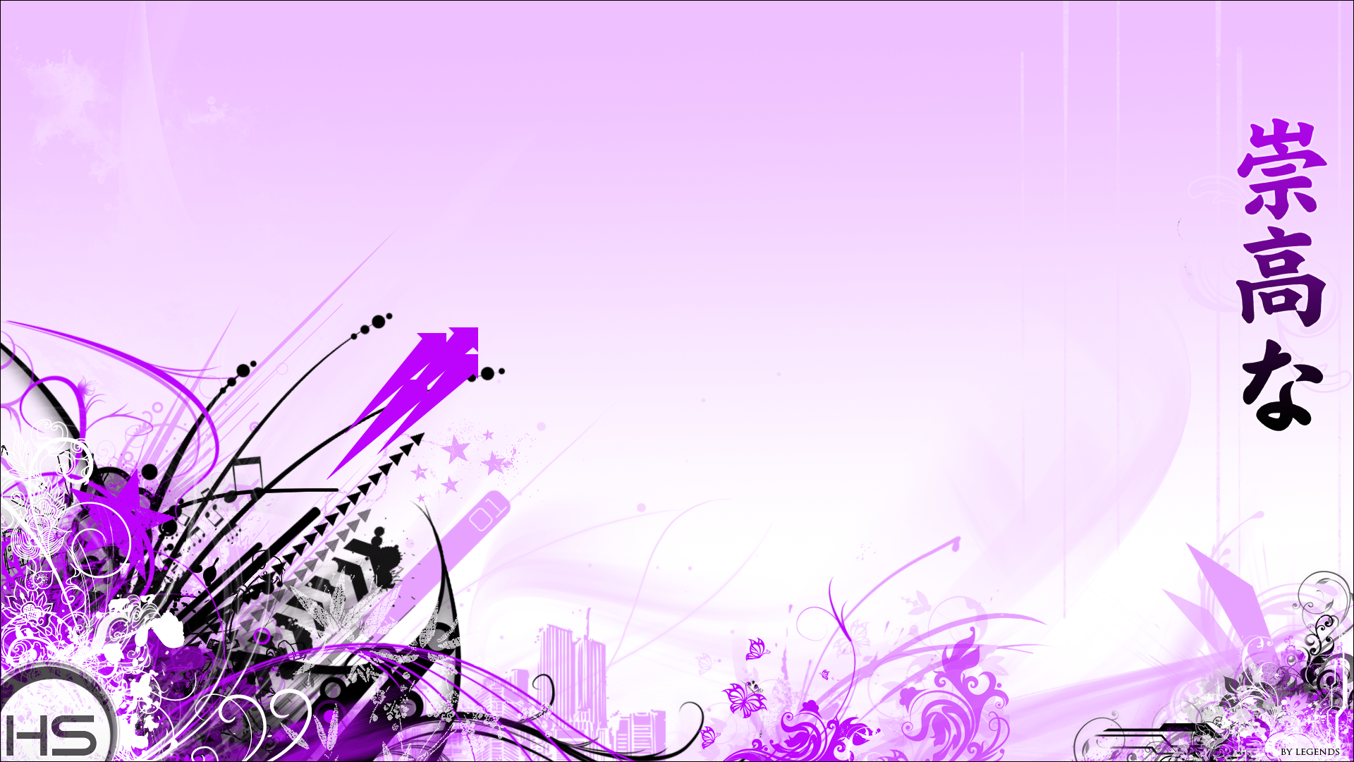 1920x1080 Vector purple wallpaper art legendasfp