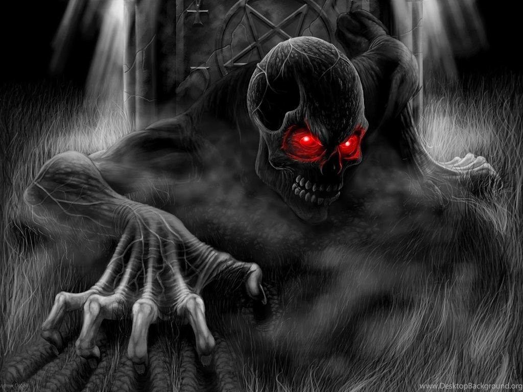 1024x768 Scary Clown Wallpaper Desktop Background