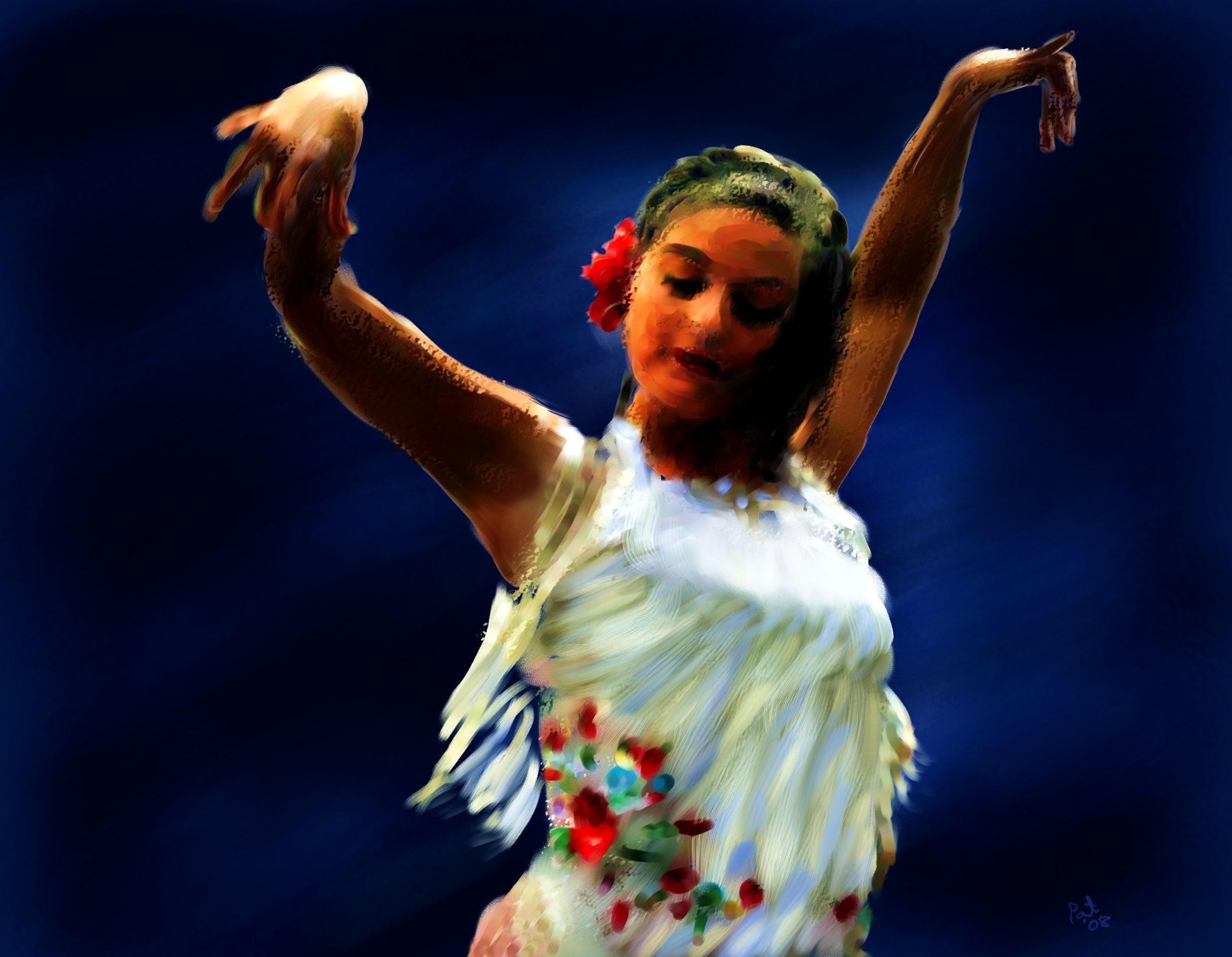 2473x1920 Desktop Wallpaper Dance Flamenco Dancer in White Girls 2473x1920