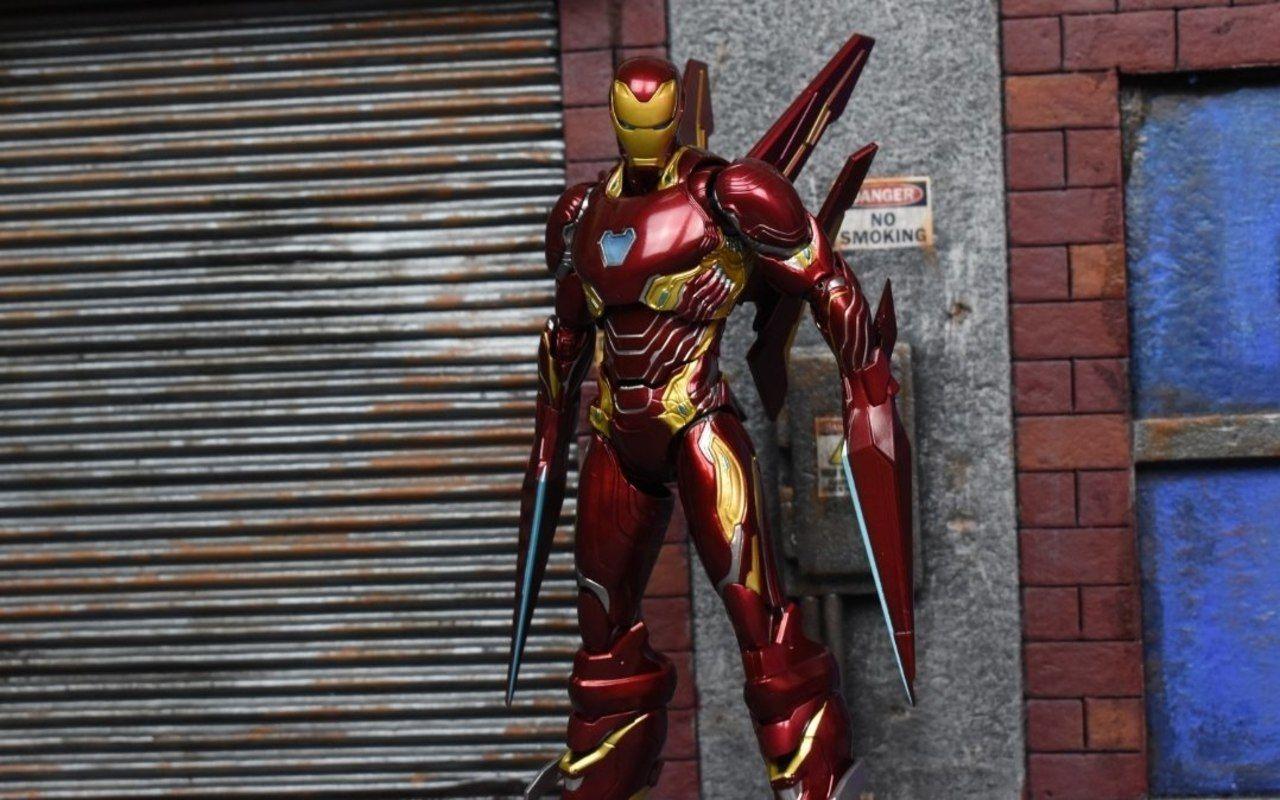 1280x800 Avengers: Infinity War S.H.Figuarts Iron Man Mark 50 With Nano Weapon Set Figure Video Review And Image