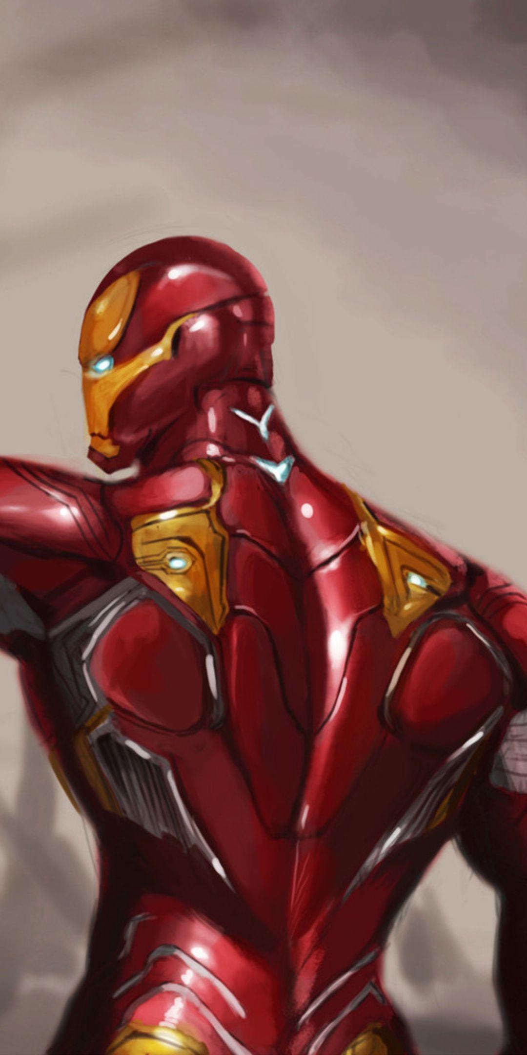 1080x2160 Iron Man Mark 50 Wallpaper
