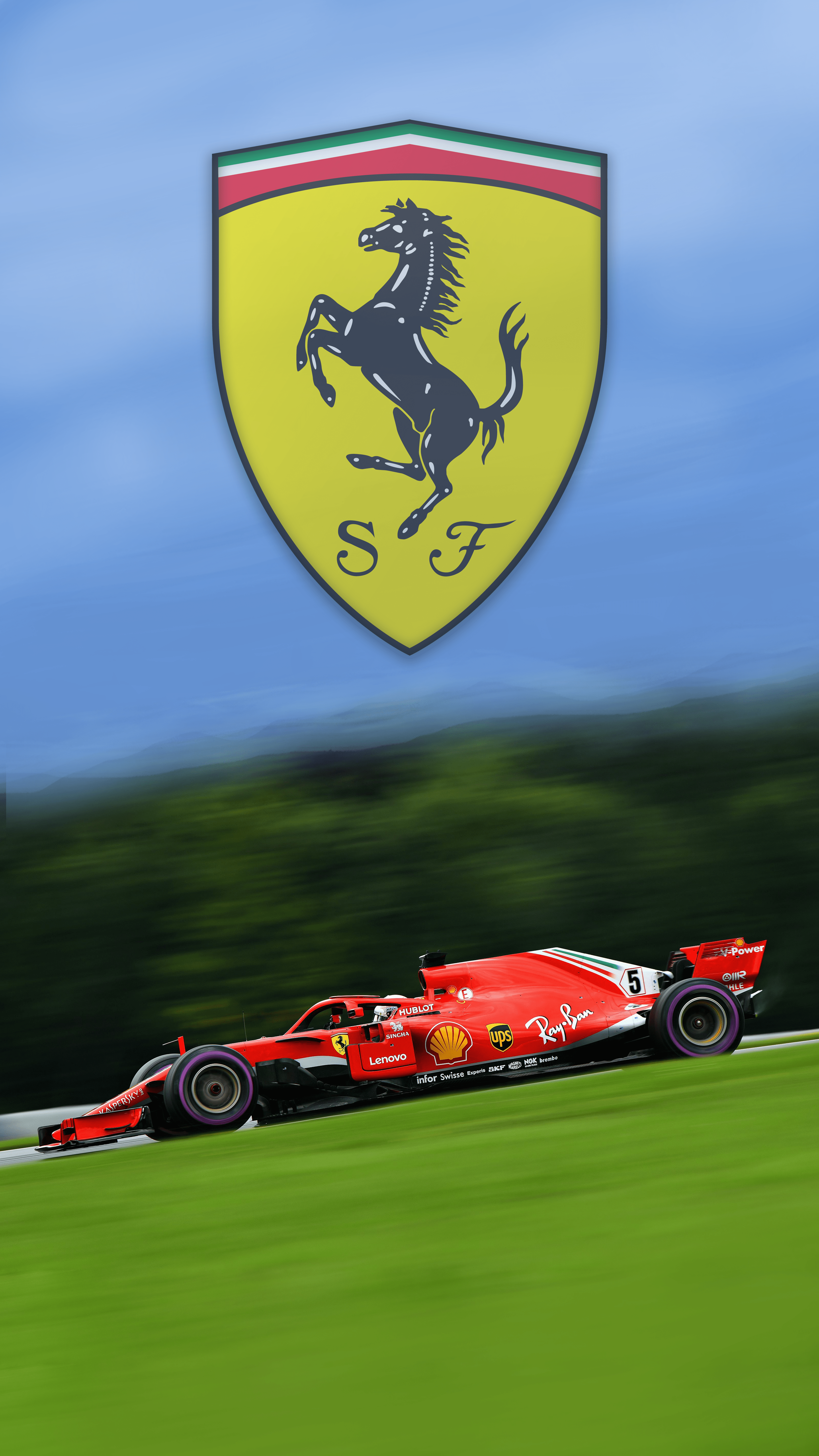 3200x5688 Scuderia Ferrari Sebastian Vettel Mobile Wallpaper F1 Picture
