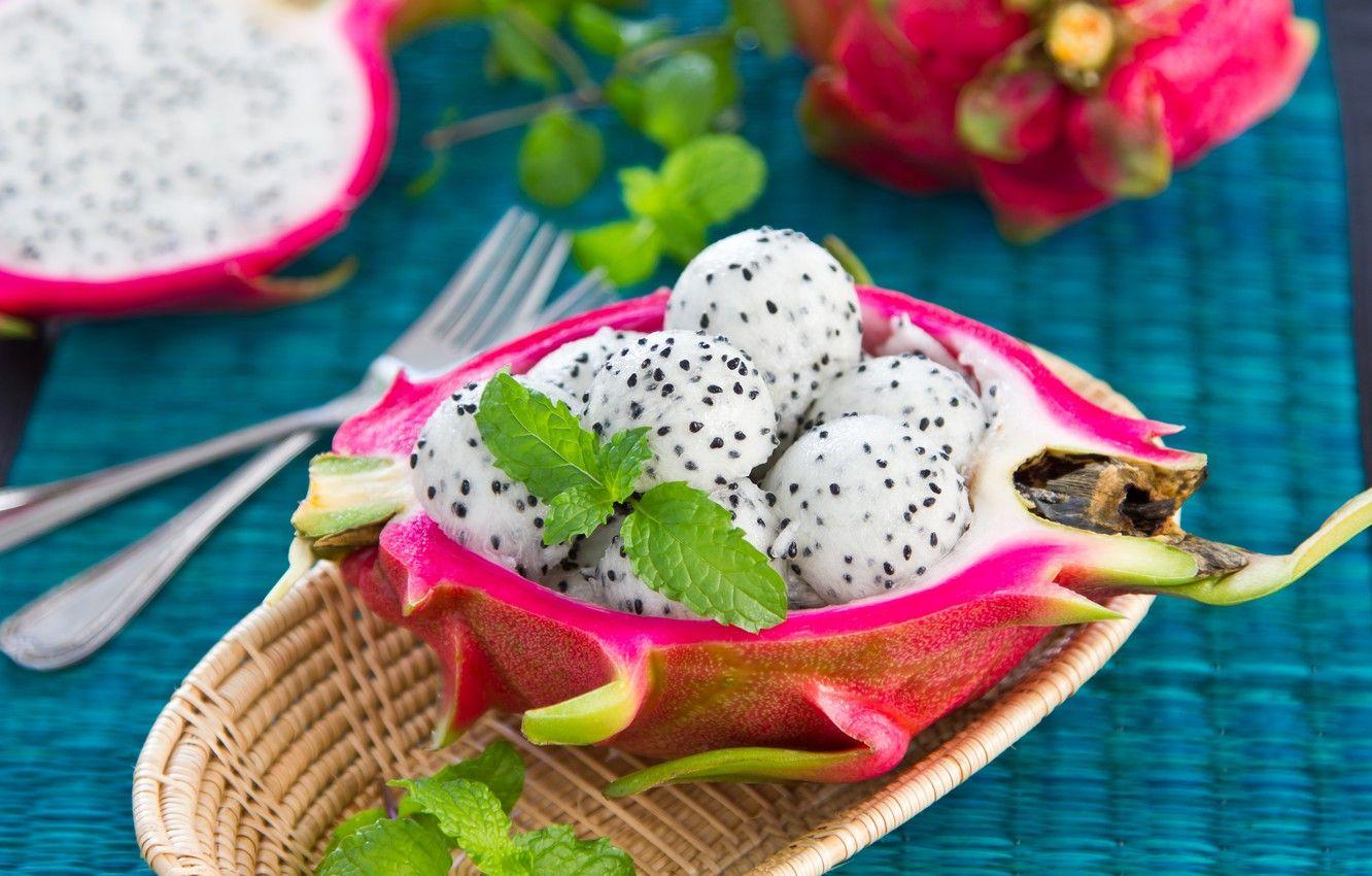 1332x850 Wallpaper dessert, Dragon fruit salad, Dragon fruit salad image for desktop, section еда