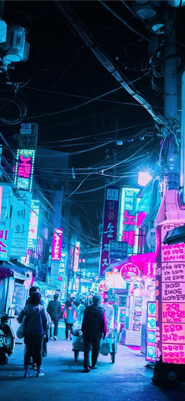640x1385 Seoul iPhone X Wallpaper Free Download