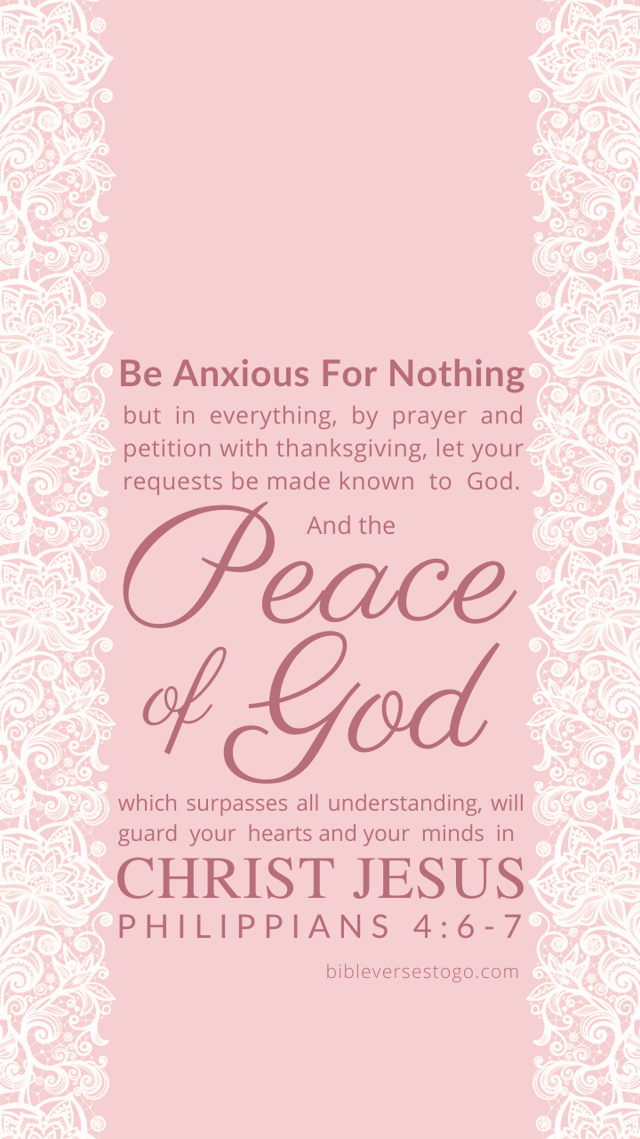 720x1280 Pink Lace2 Philippians 4:6 7 Verses To Go
