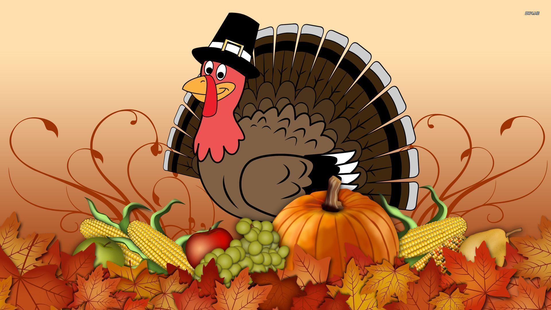 1920x1080 Thanksgiving 3D Wallpaper