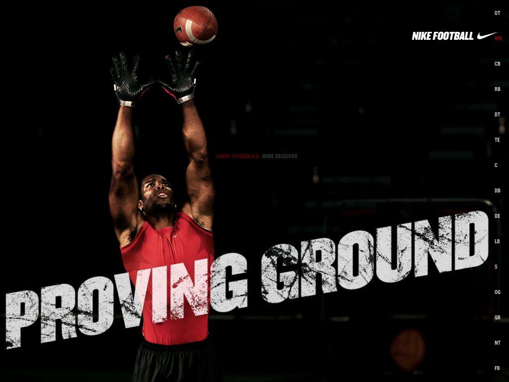 1024x768 NFL Nike Football Motivational Proving Ground Larry Fitzgerald 1024x768 DESKTOP NFL / Motivational and branded wallpaper