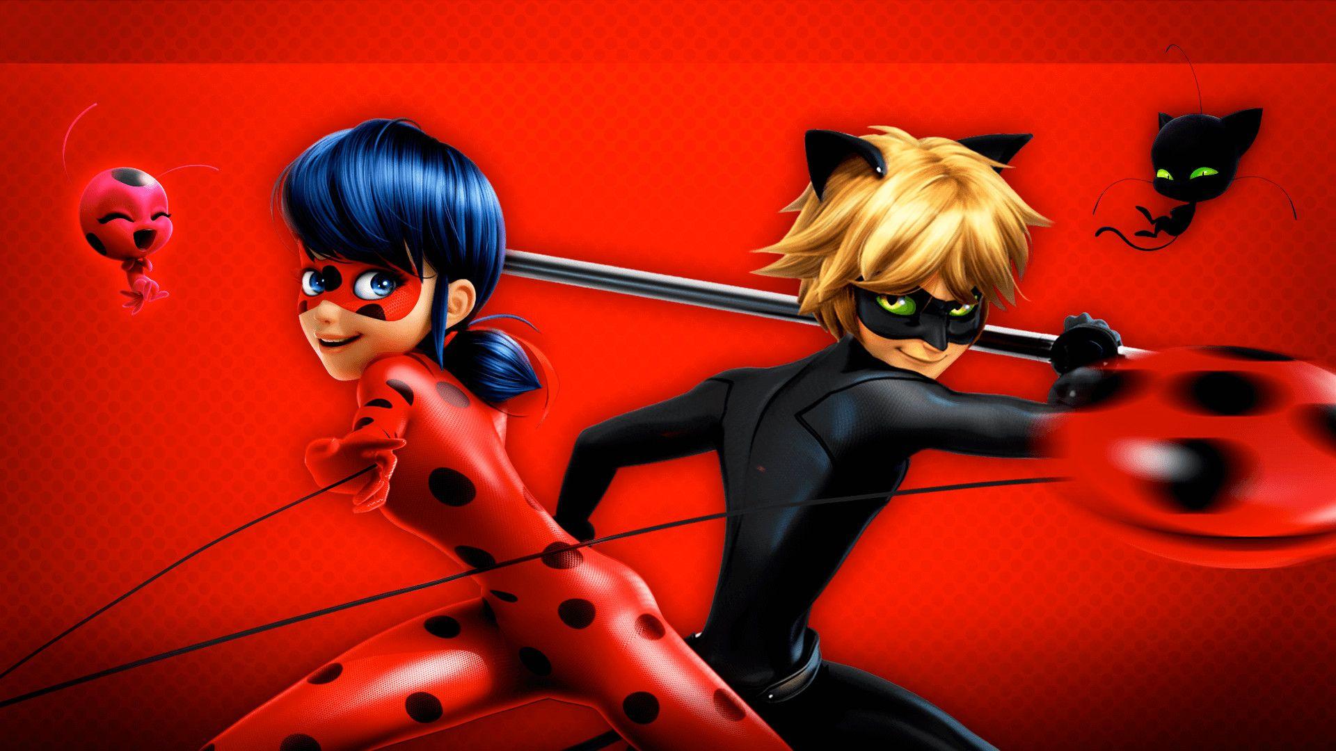 1920x1080 Miraculous Tales of Ladybug Cat Noir Wallpaper
