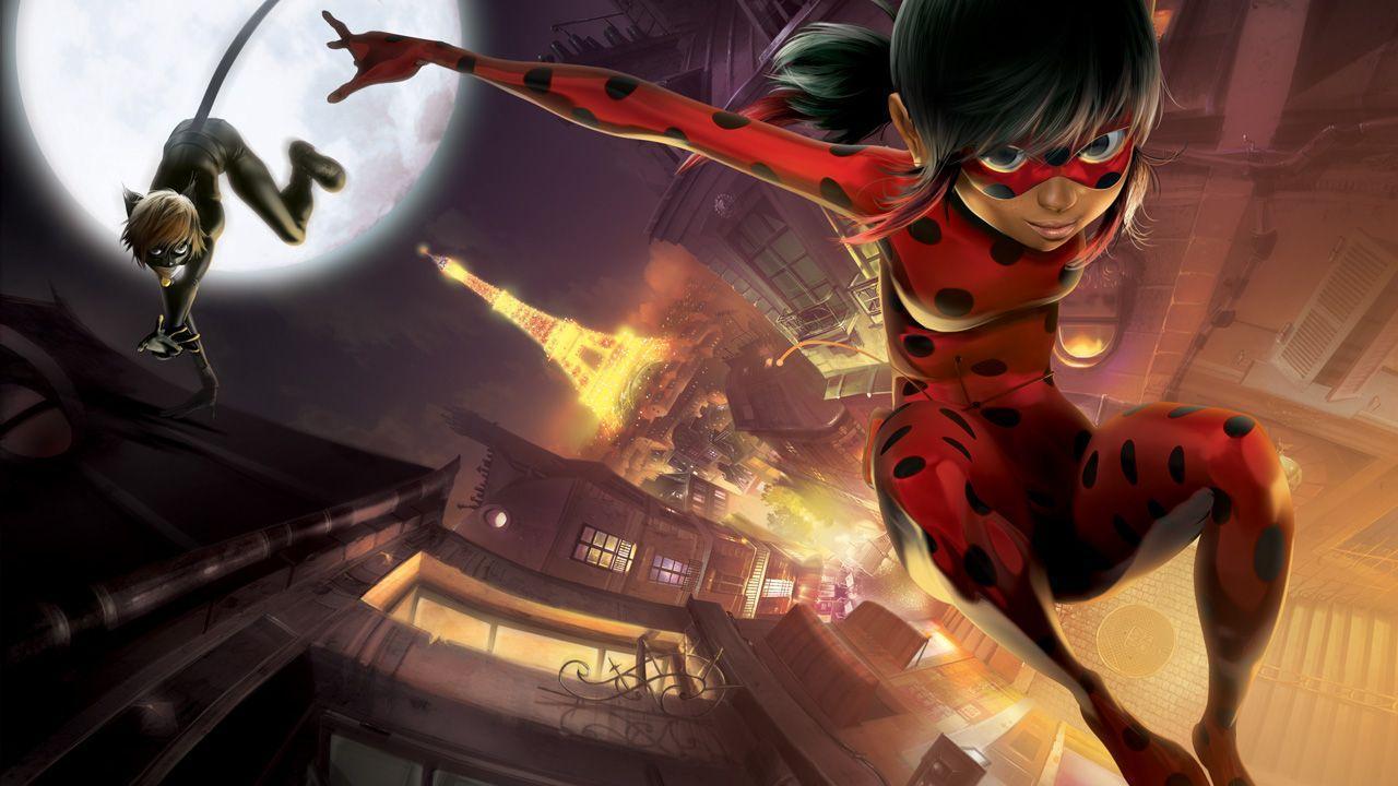 1280x720 Miraculous Tales Of Ladybug Cat Noir Wallpaper